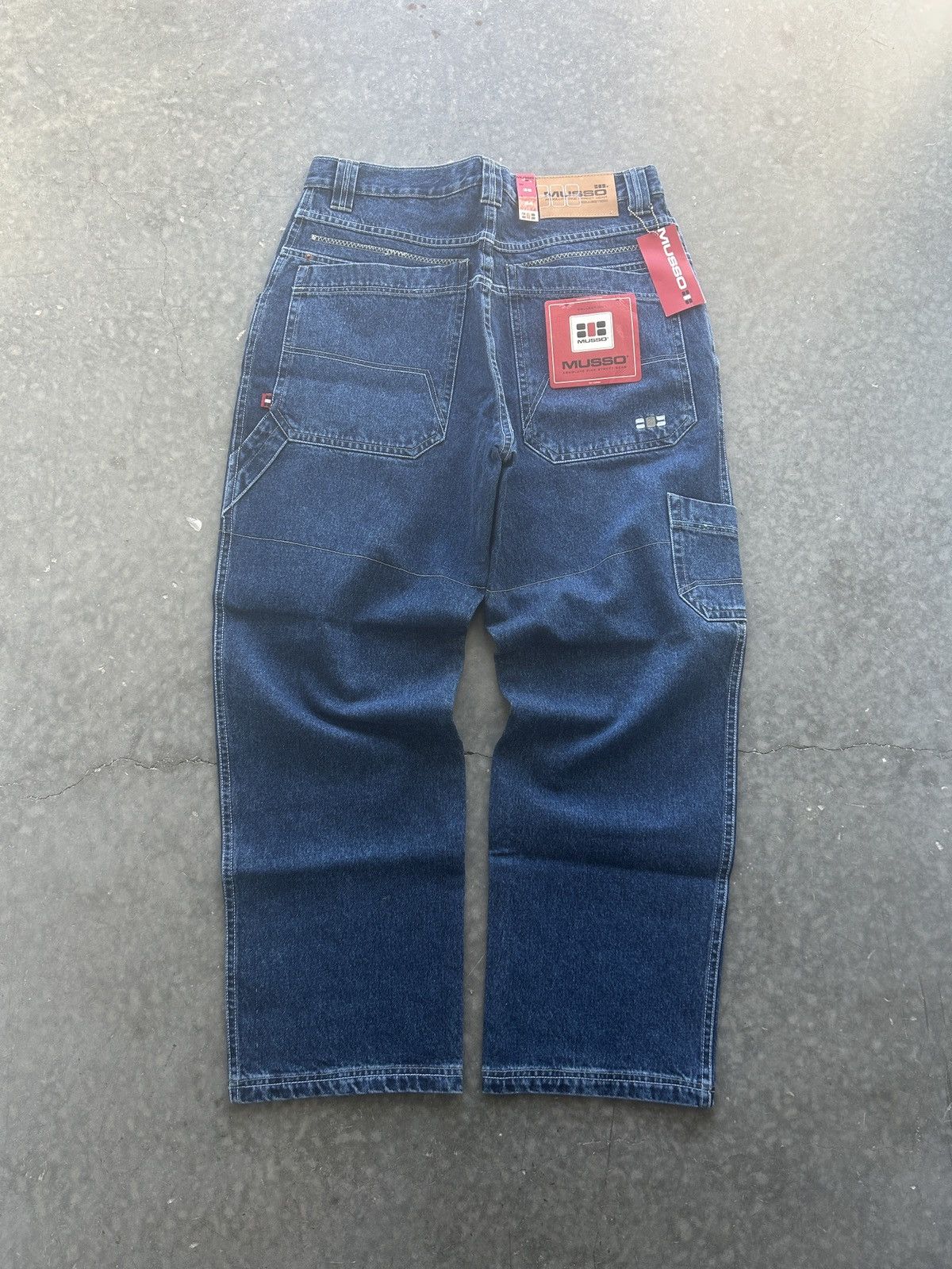 JNCO × Vintage BNWT Vintage Y2K Musso Baggy Carpenter Jeans 38x34 Size US 38 / EU 54 - 1 Thumbnail