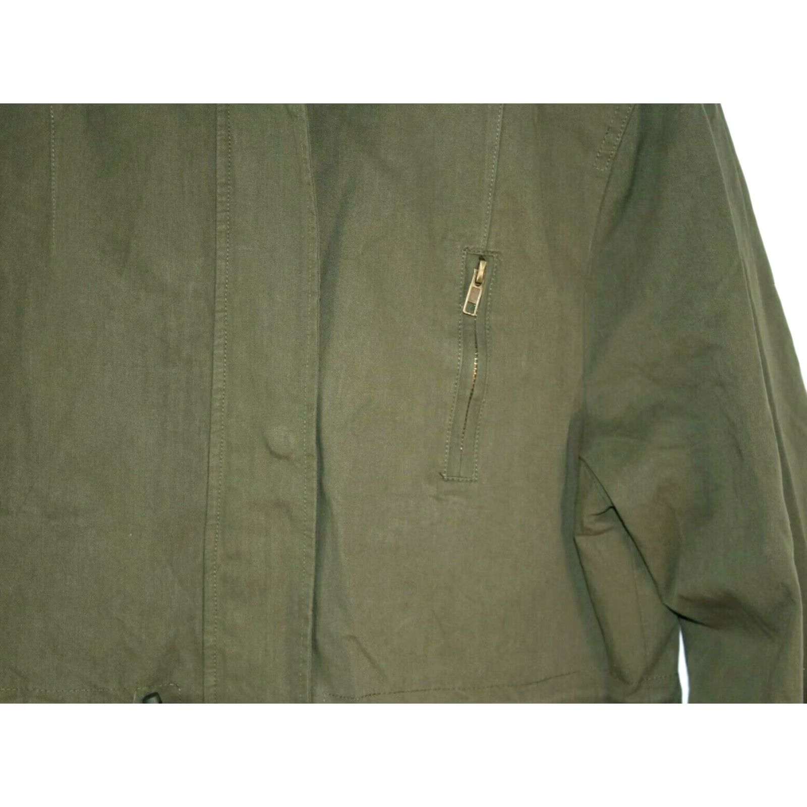 Rains VINTAGE TL Toplegging Med Weight Rain Hooded Overcoat OD Green Women's Jacket SZ L Size L / US 10 / IT 46 - 2 Thumbnail