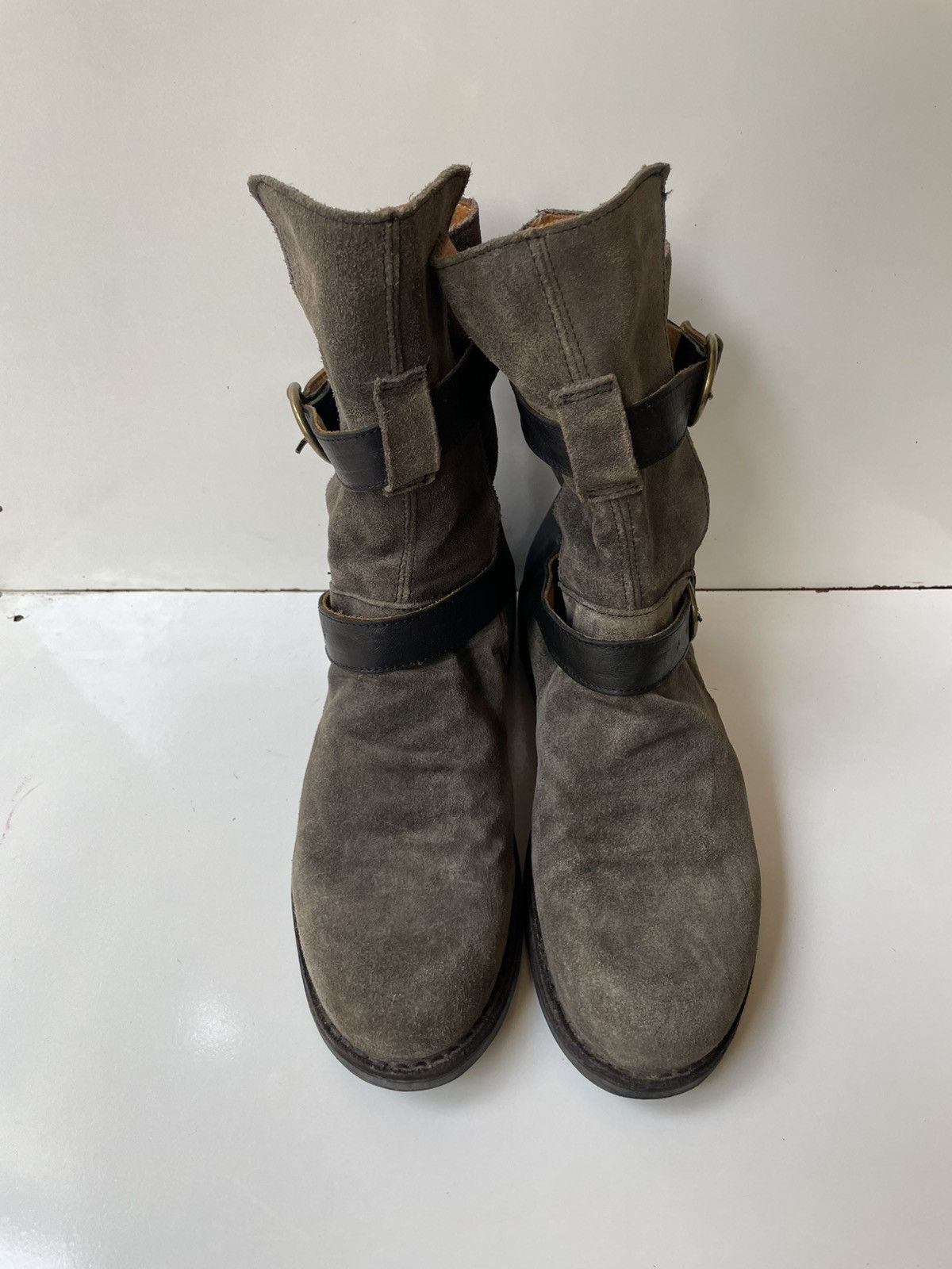 Fiorentini + Baker Fiorentini + Baker Eternity Gray Leather Women Boots EUR 36 Size US 6 / IT 36 - 2 Thumbnail