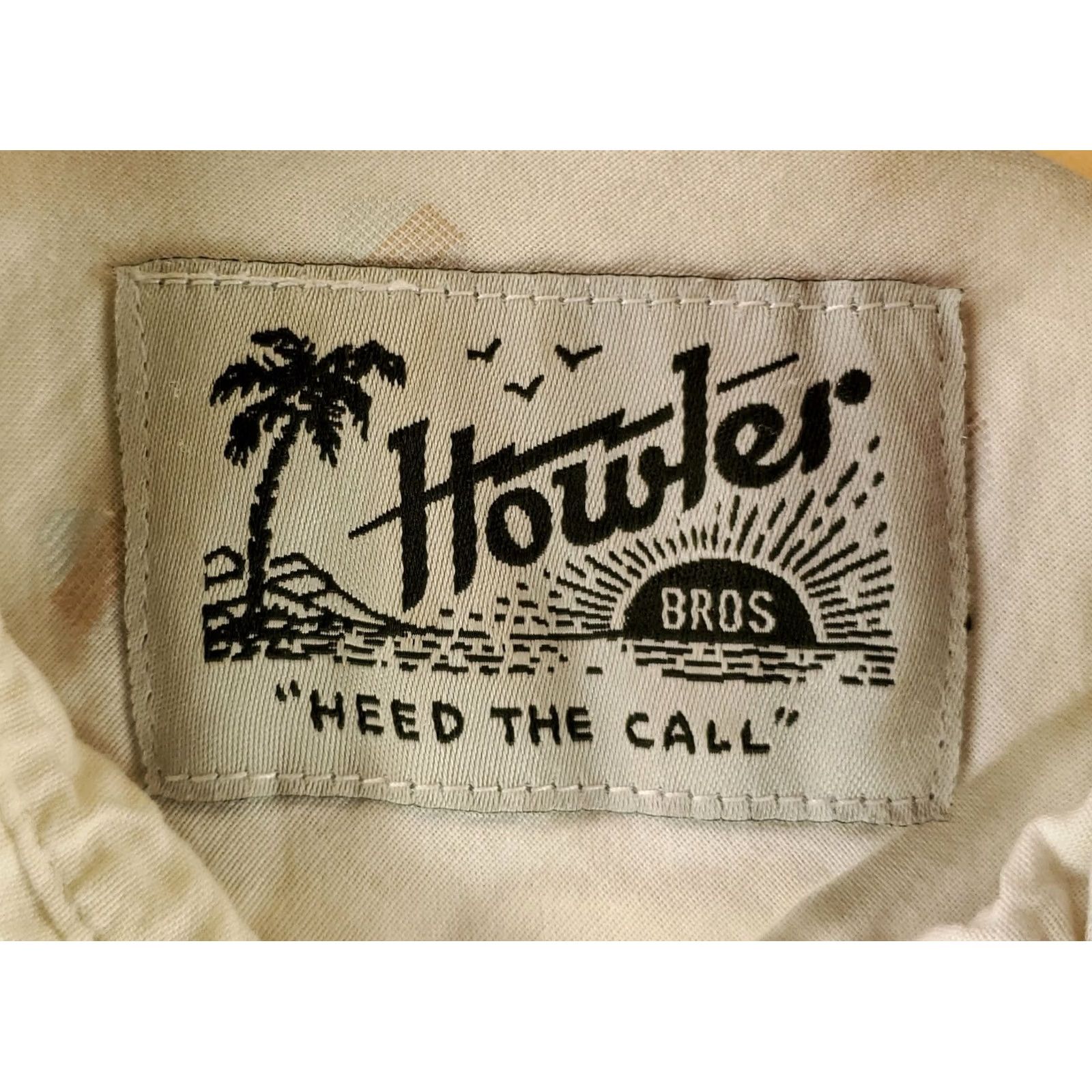 Howler Brothers Howler Bros Shirt Button Up White Short Sleeve Diamond Weave Mens L Size US L / EU 52-54 / 3 - 4 Thumbnail