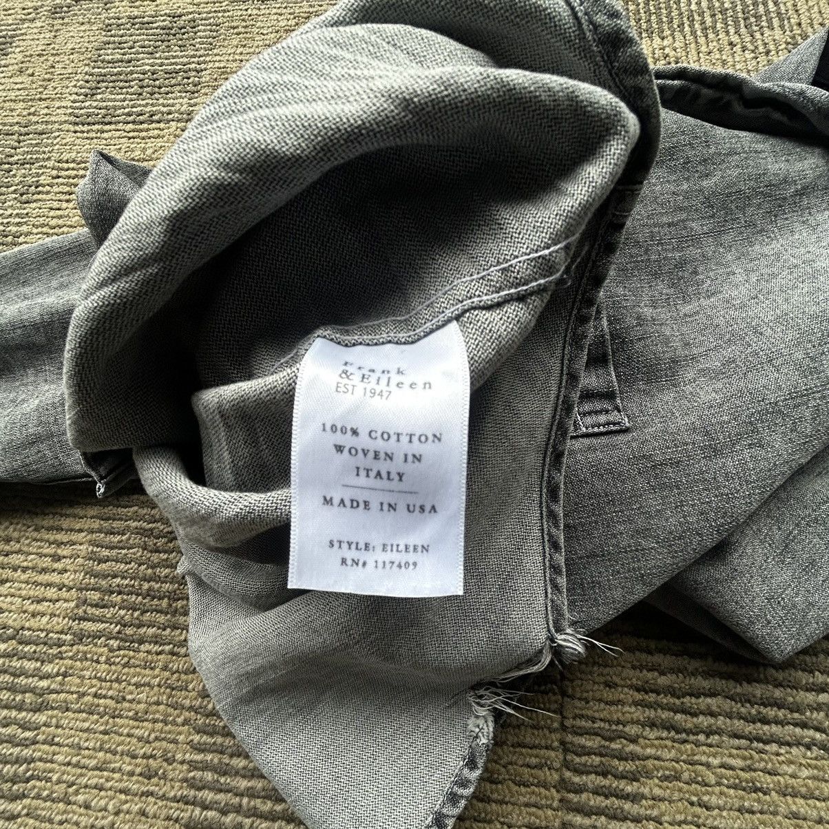 Frank & Eileen Frank & Eileen Stonewashed Grey Distressed Denim Shirt Size XS / US 0-2 / IT 36-38 - 6 Thumbnail
