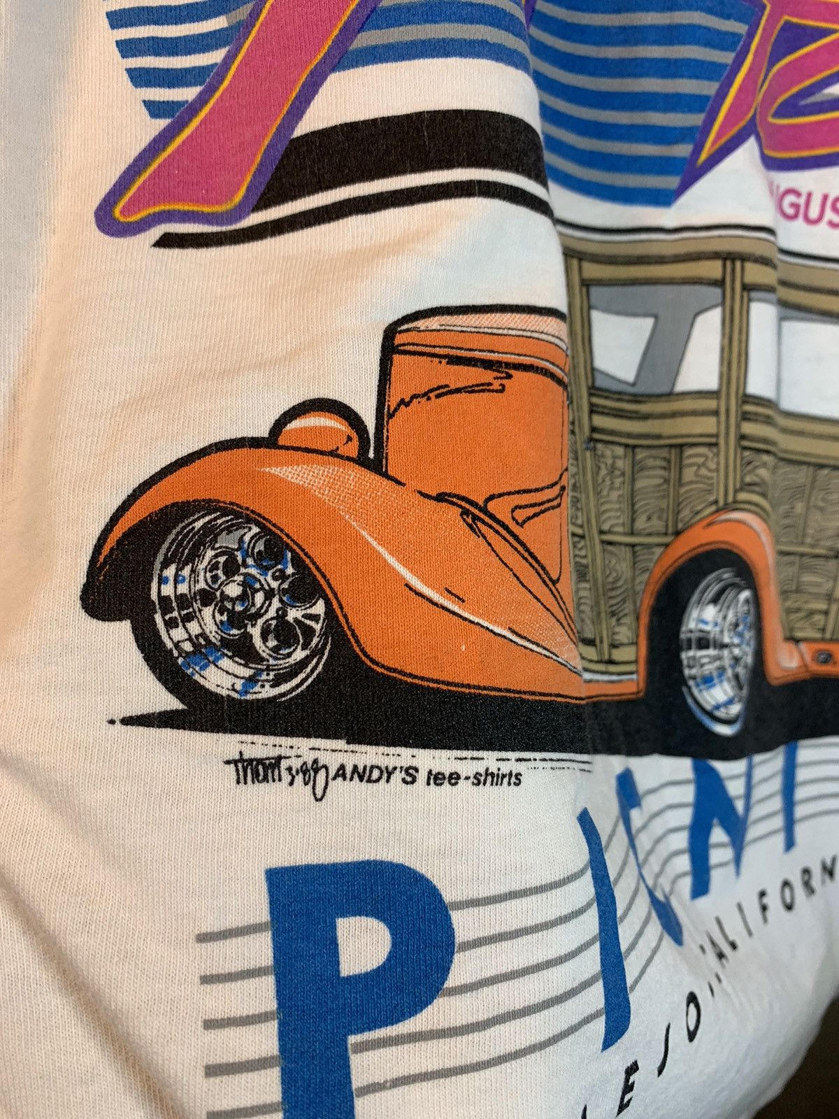 Vintage *RARE* Vintage 80’s Car Show Picnic Andy’s Vallejo Tank Top Size US L / EU 52-54 / 3 - 6 Thumbnail