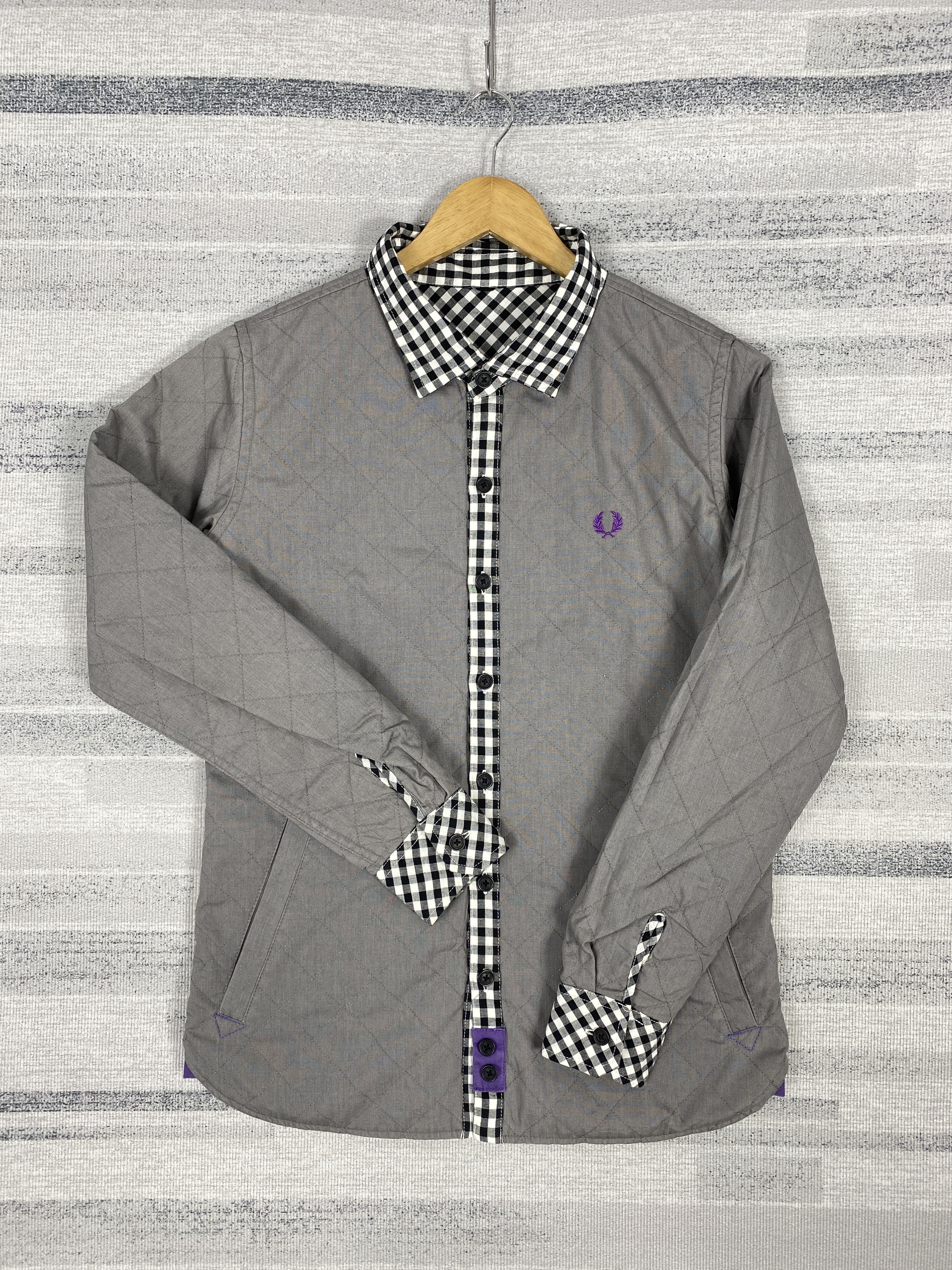Fred Perry Vintage Fred Perry Checkered Reversible Jacket Size US S / EU 44-46 / 1 - 15 Thumbnail