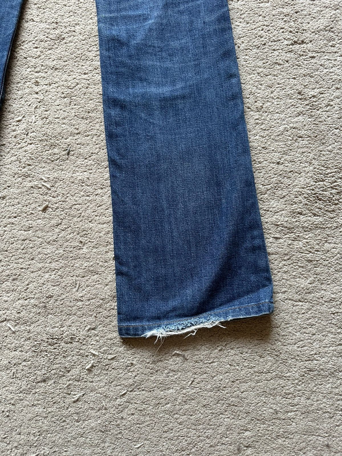 Diesel 2000s Diesel Low Rise Faded Wash Flare Jeans Size 29" - 8 Thumbnail
