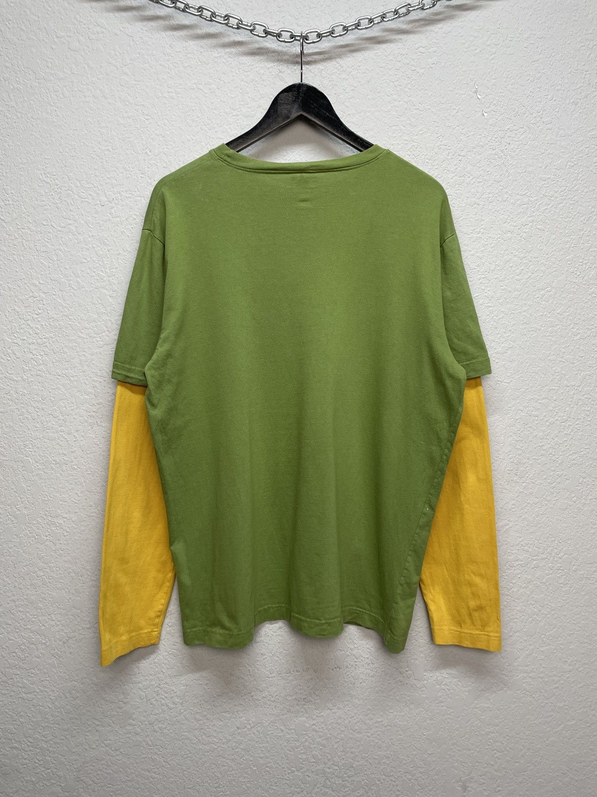 Japanese Brand Vintage y2k Okinawa Dragon Graphic Layered Longsleeve Tee Size US L / EU 52-54 / 3 - 8 Thumbnail