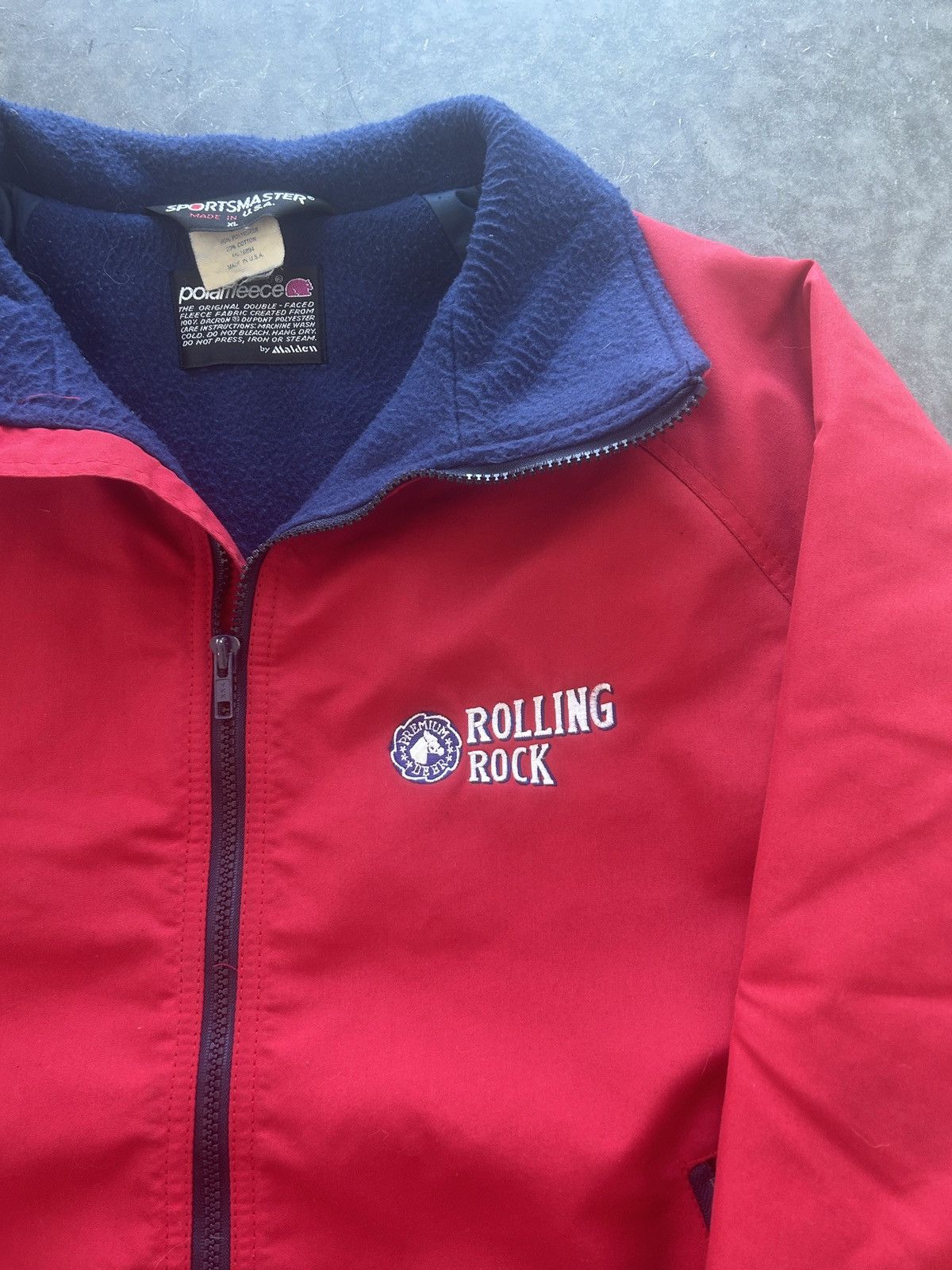 Vintage Vintage 90s Rolling Rock Beer Jacket Size US XL / EU 56 / 4 - 2 Thumbnail