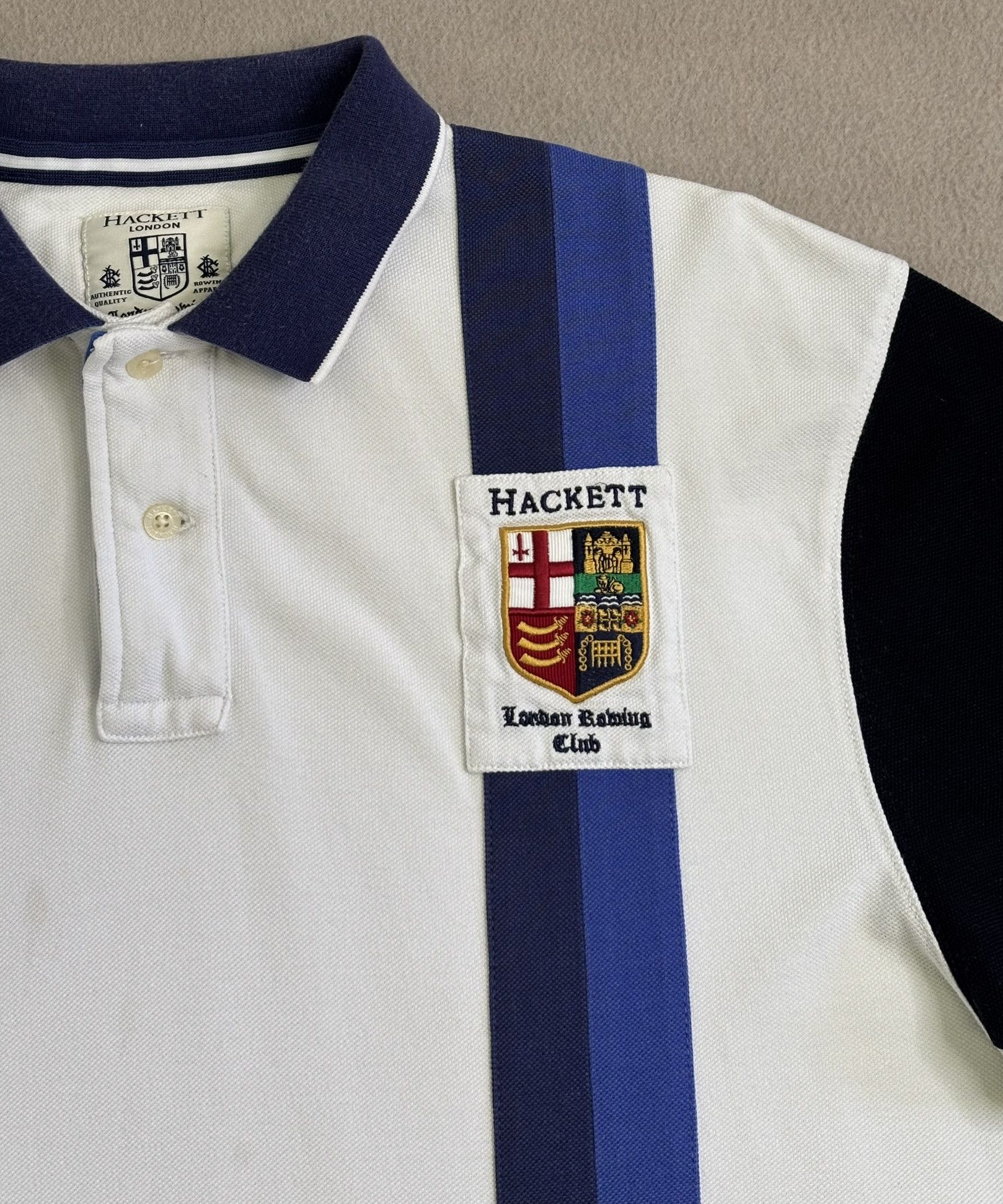 Hackett Polo Hackett London Rowing Club Large Size US L / EU 52-54 / 3 - 6 Thumbnail