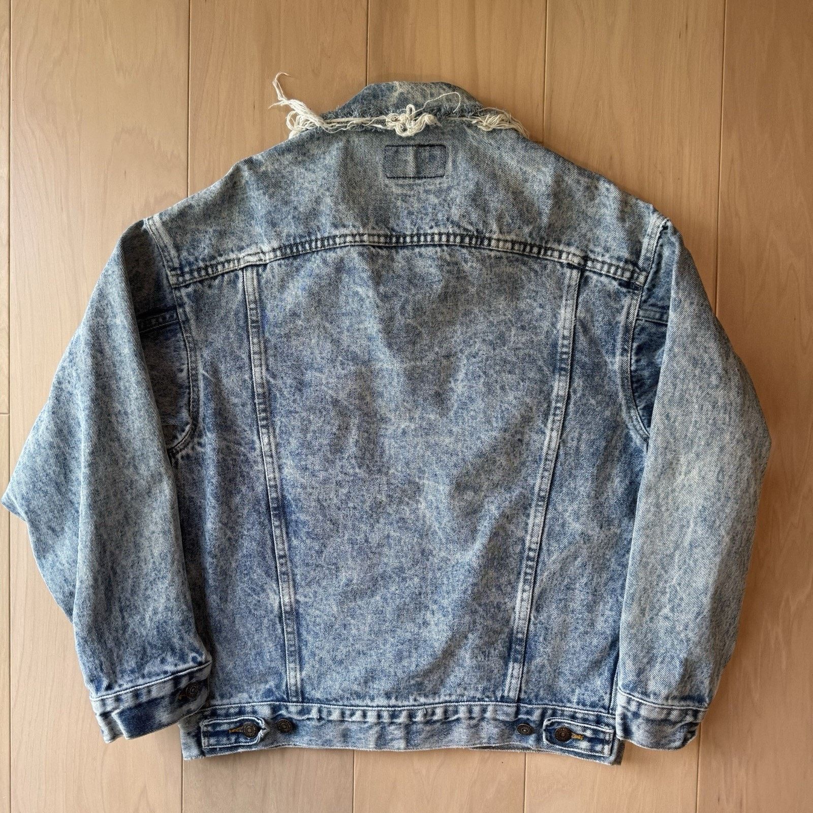 Levi's Vintage Levis Denim Jacket Small Blue Acid Wash Trucker USA Size US S / EU 44-46 / 1 - 7 Thumbnail