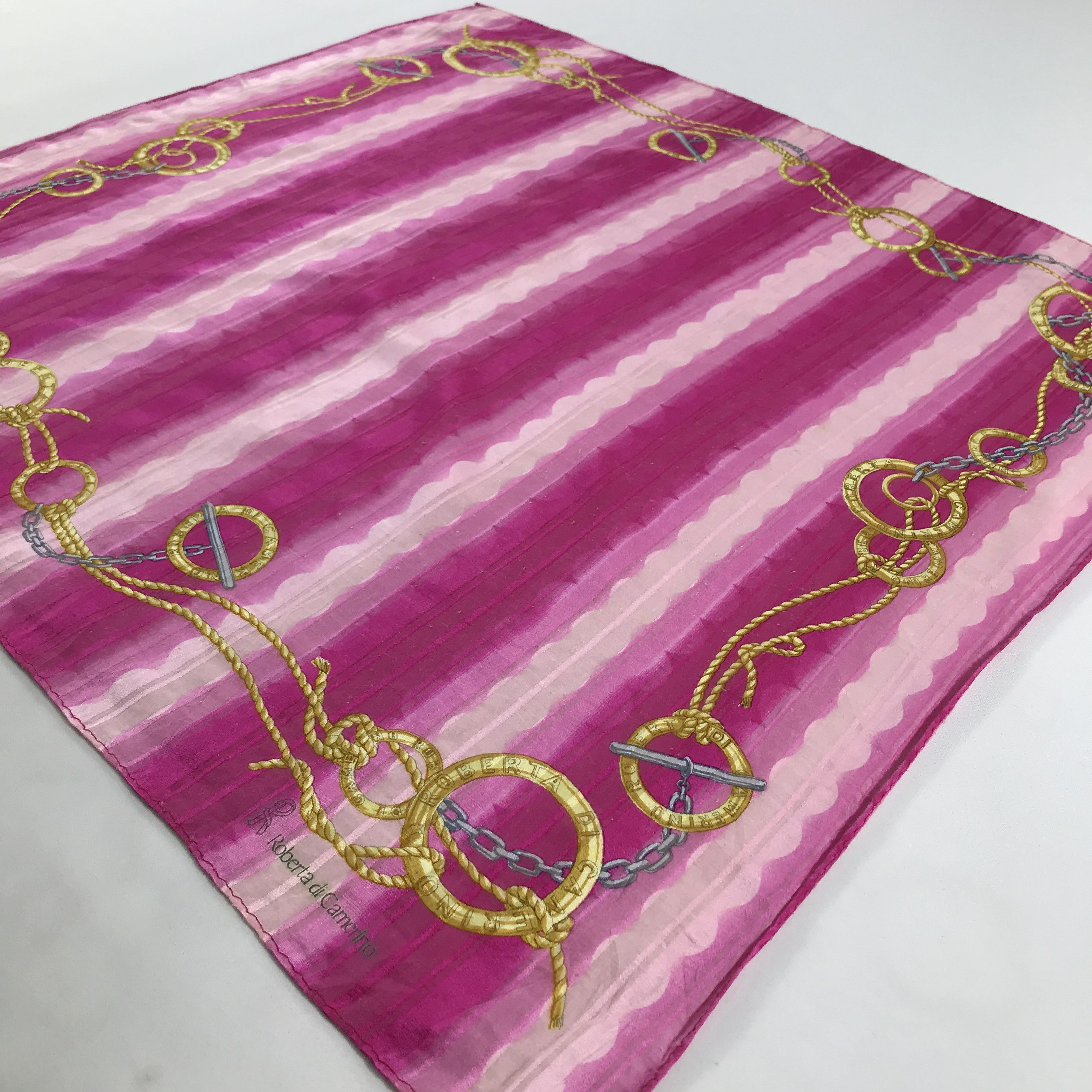 Roberta di Camerino × Vintage Roberta Di Camerino Bandana /Handkerchief/Neckerchief -S1367 Size ONE SIZE - 2 Thumbnail