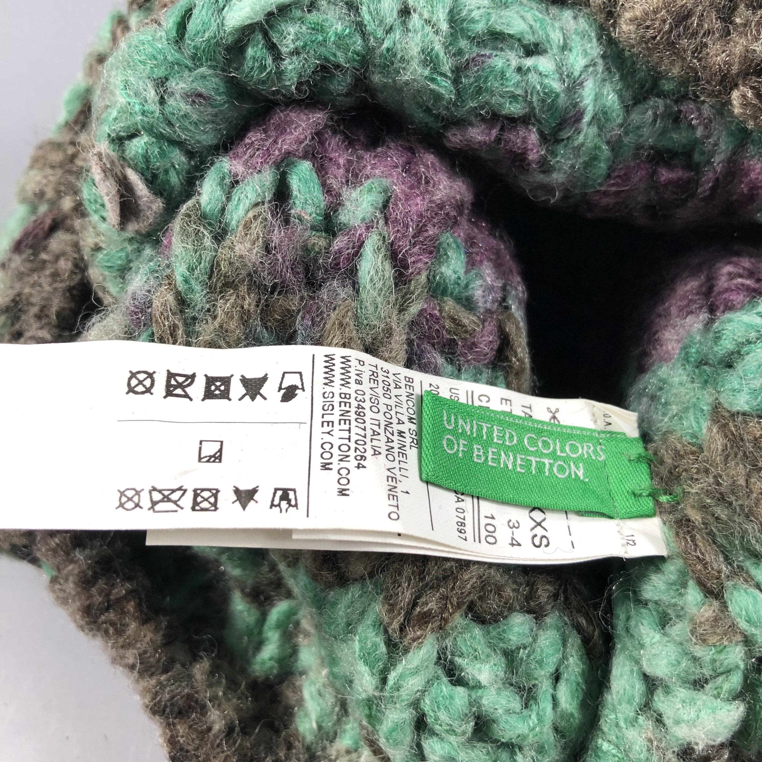 United Colors Of Benetton Benetton Zucca Knit Beanie Snowcap Snow Hat B1006 Size ONE SIZE - 4 Thumbnail
