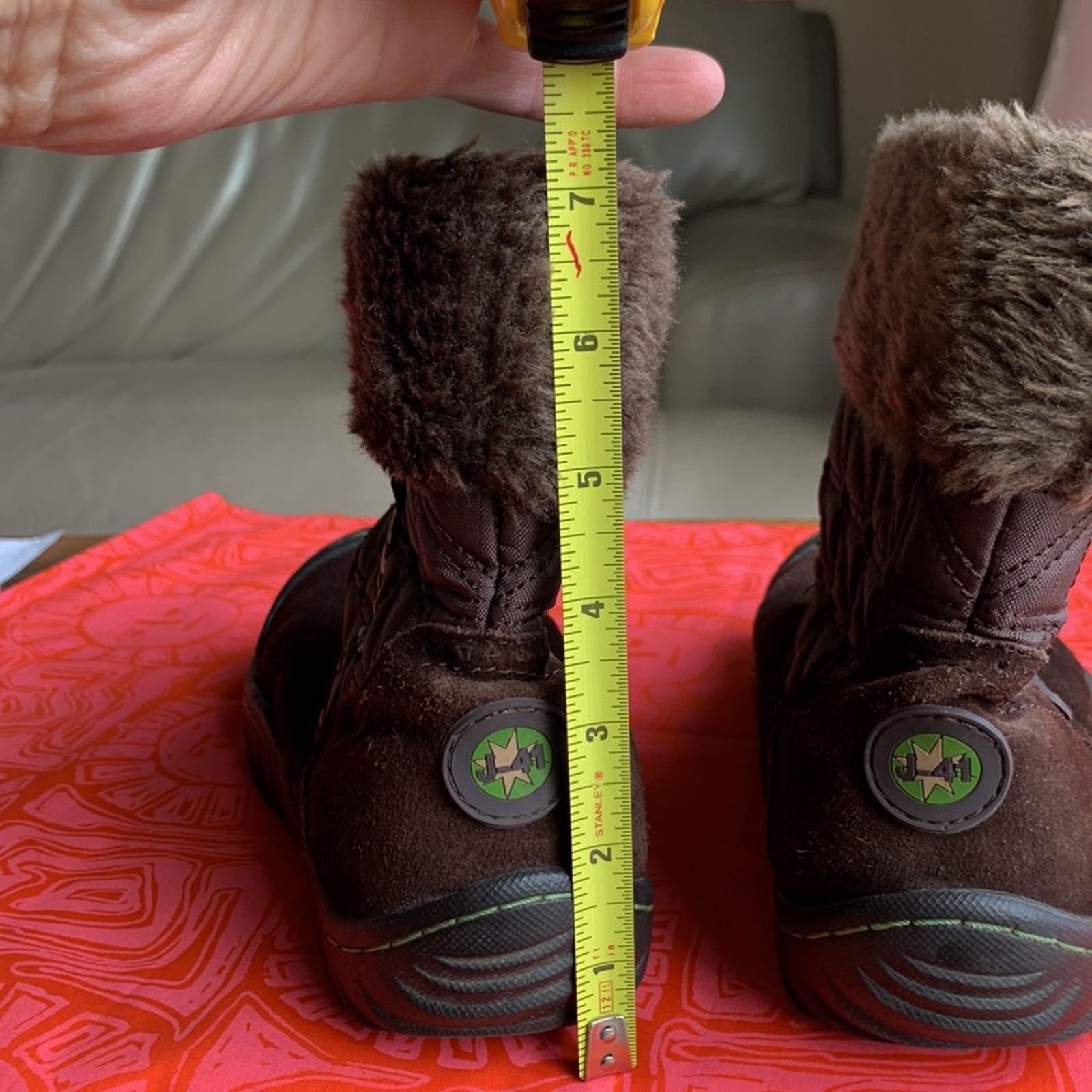 Vintage Jambu Stream J-41 Brown Quilted and suede Booties Size US 7 / IT 37 - 8 Thumbnail
