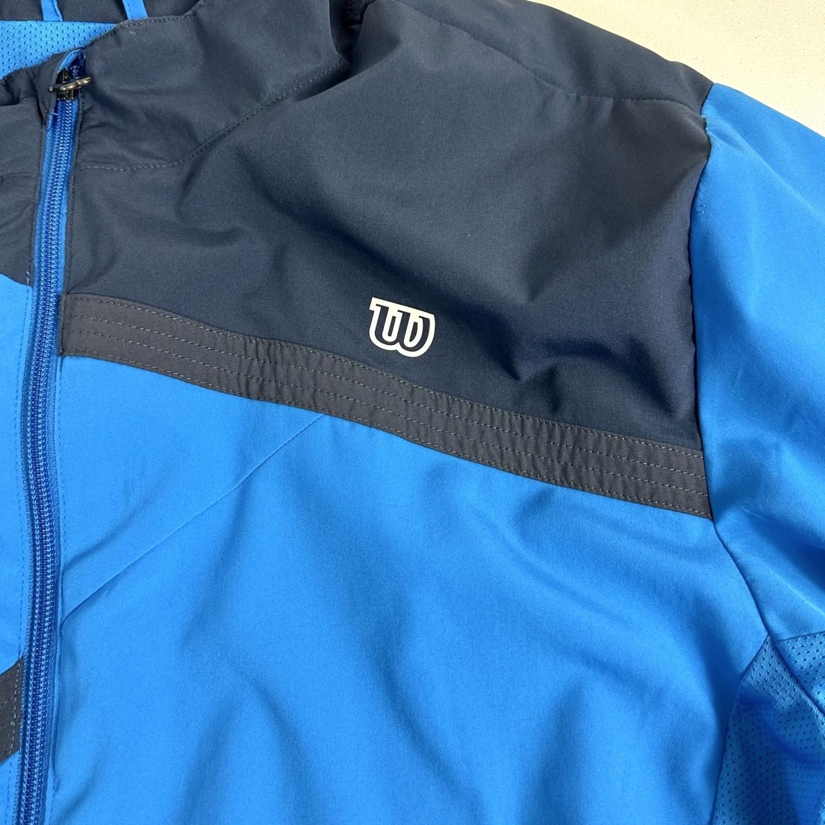 Wilson Wilson Rush Woven Team Jacket Windbreaker Blue Mens Large Size US L / EU 52-54 / 3 - 4 Thumbnail