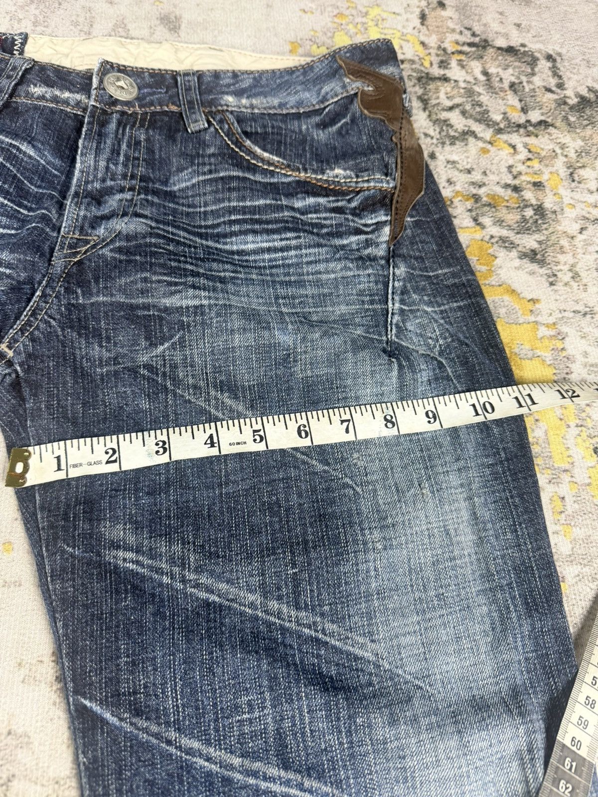 Marithe + Francois Girbaud 2000s Vintage Rare Marithe Francois Girbaud Mudwash Jeans Size US 30 / EU 46 - 10 Thumbnail