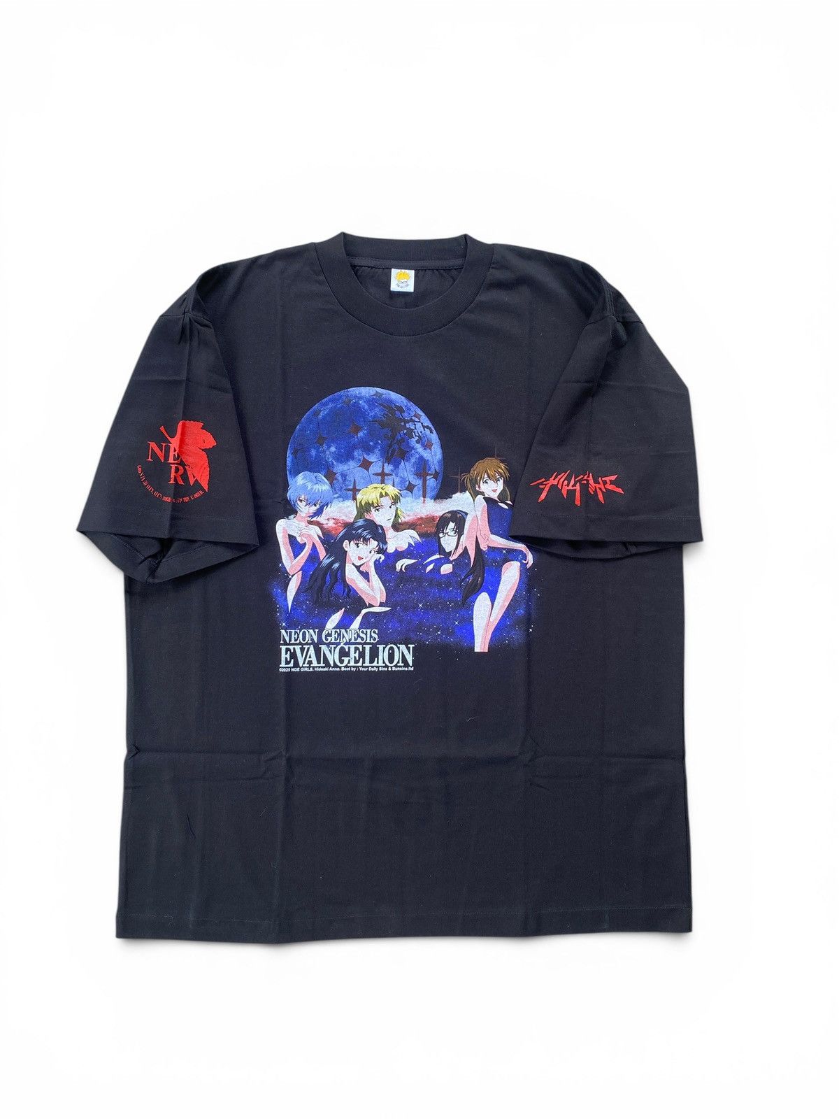 Japanese Brand Rare Evangelion Waifu Anime Shirt Neon Genesis Graphic Tee Size US XL / EU 56 / 4 - 5 Thumbnail