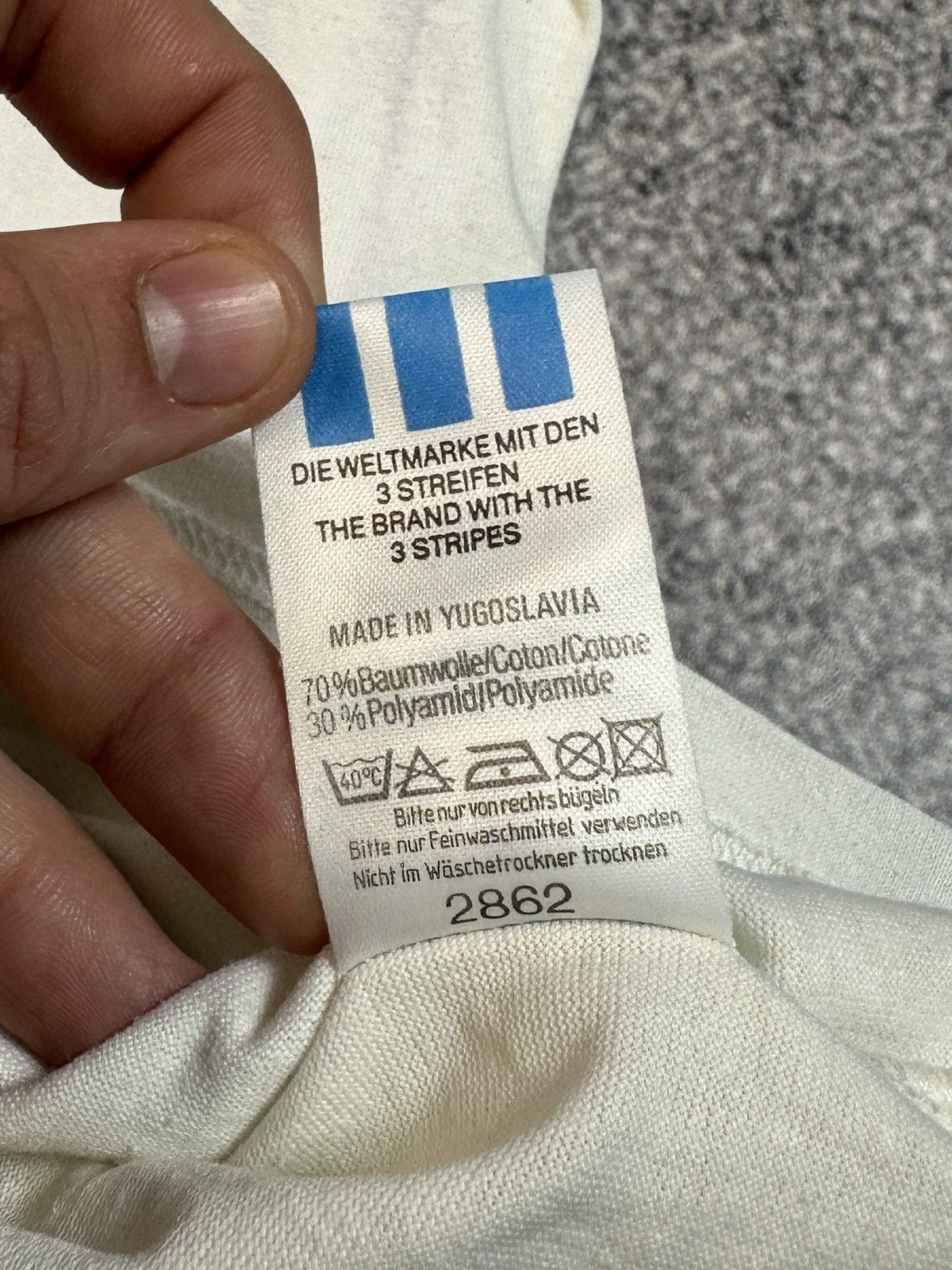 Adidas × Vintage Vintage Adidas Climalite 2000 Polos Streetwear Rare L Size US L / EU 52-54 / 3 - 5 Thumbnail