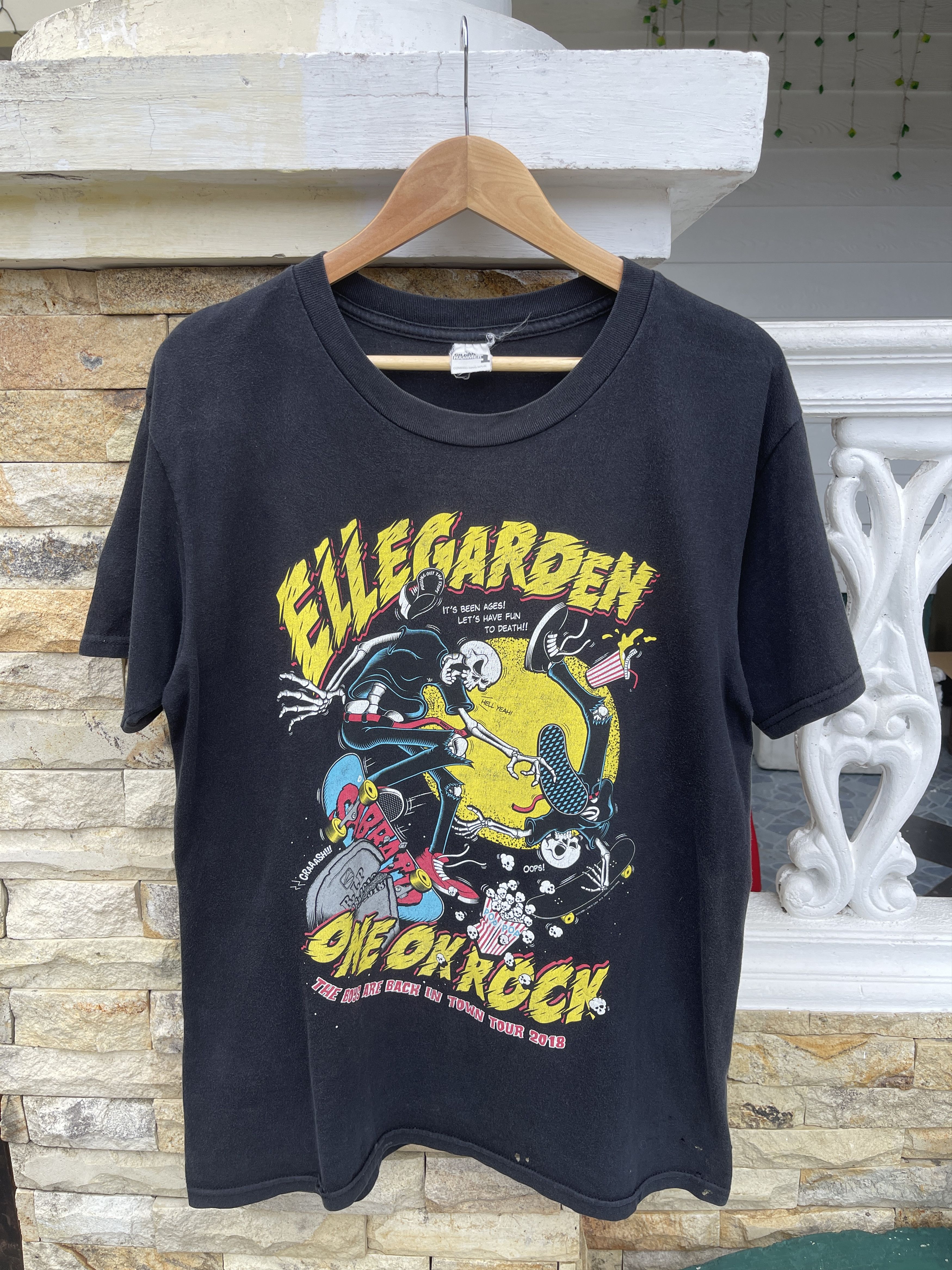 Band Tees LastDrop🔥Ellegarden x One Ok Rock Sabbat13 Skateboarding Tee Size US M / EU 48-50 / 2 - 2 Thumbnail