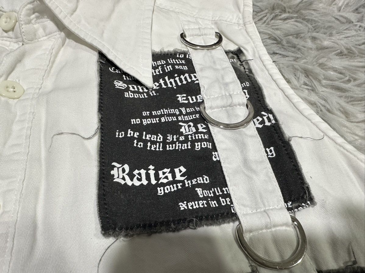 Seditionaries 🔥Sick Y2K Harajuku Anarchy Poem D-Rings Sleeveless Shirt Size US M / EU 48-50 / 2 - 7 Thumbnail