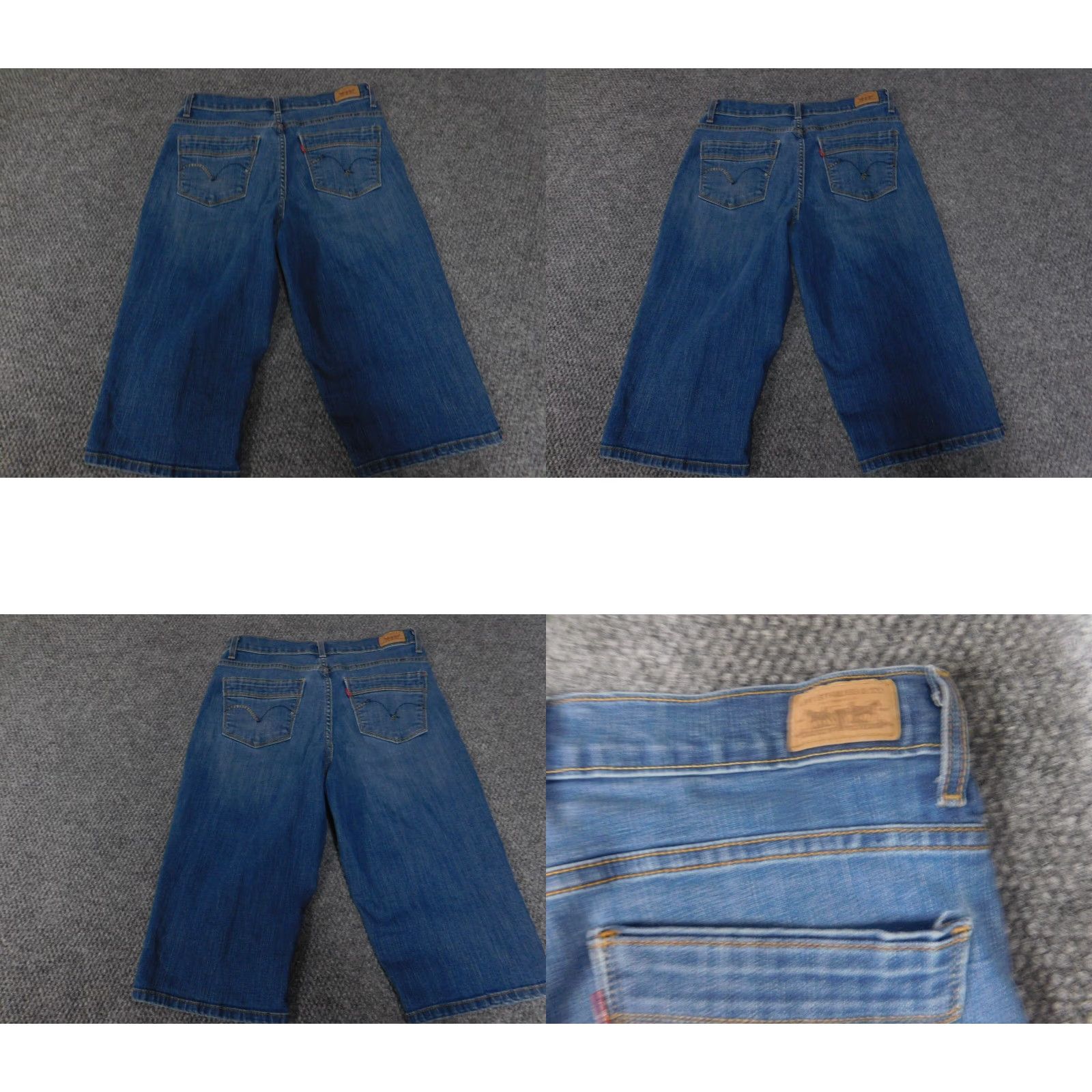 Levi's Levi's Jeans Womens 10 Blue Slimming 512 Straight Regular Denim Cotton Blend Waist 28 Inseam 25 in Zip Zipper Size 32" / US 10 / IT 46 - 8 Thumbnail