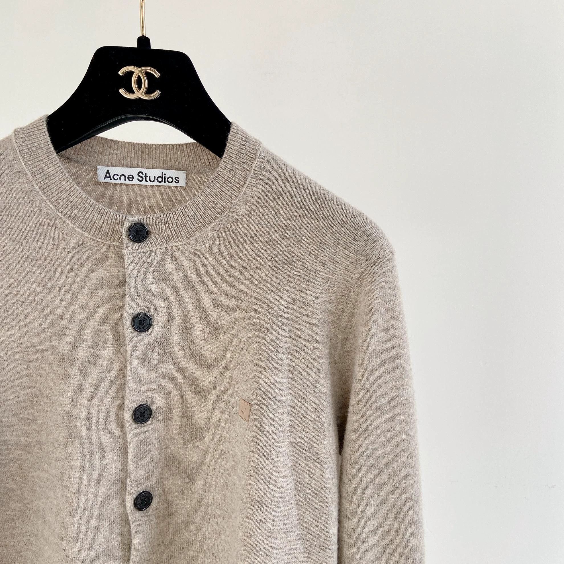 Acne Studios Acne Studios Face knit cardigan XS Size XS / US 0-2 / IT 36-38 - 3 Thumbnail