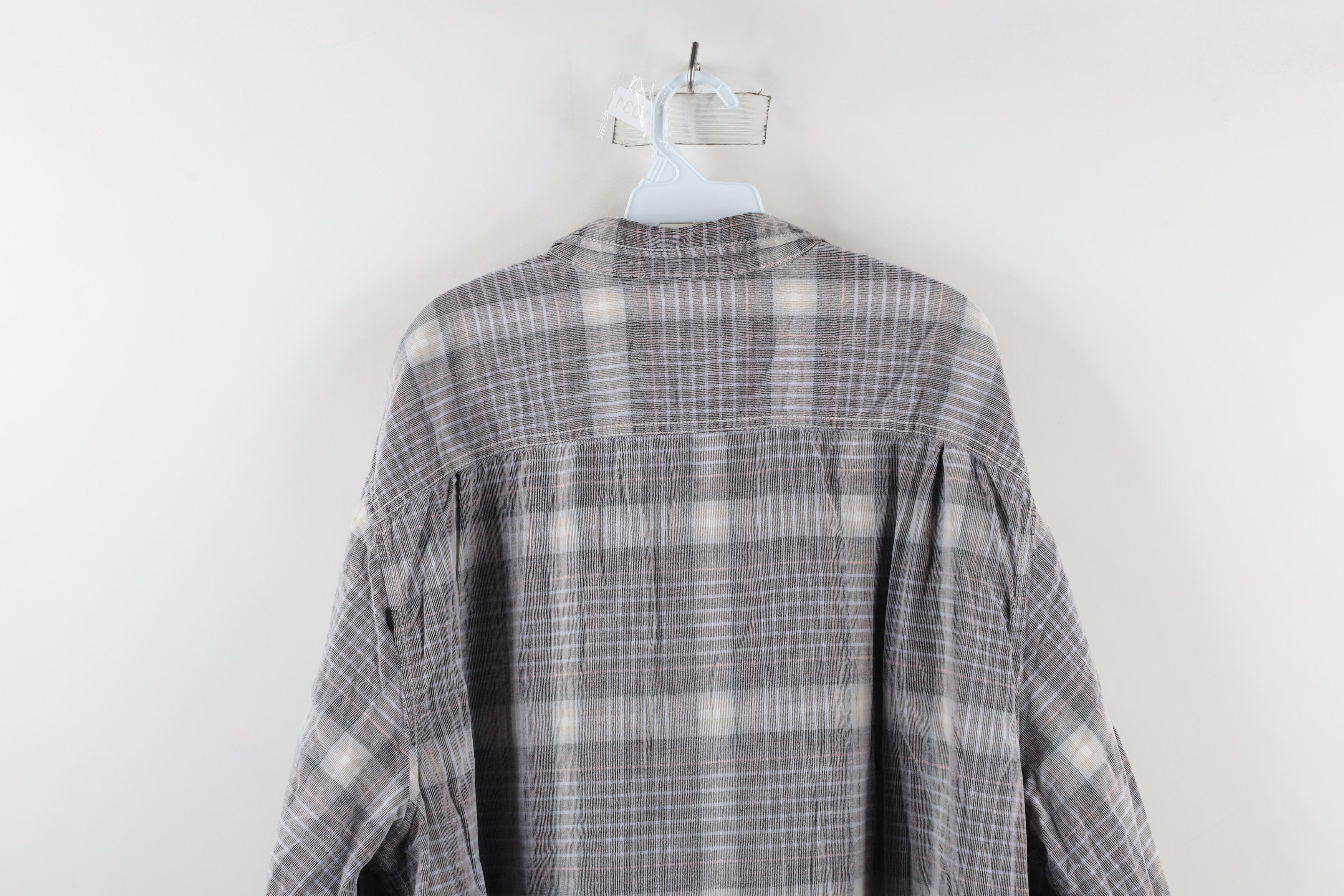 Tommy Bahama × Vintage Tommy Bahama Corduroy Collared Button Shirt Plaid Cotton Size US XXL / EU 58 / 5 - 12 Thumbnail