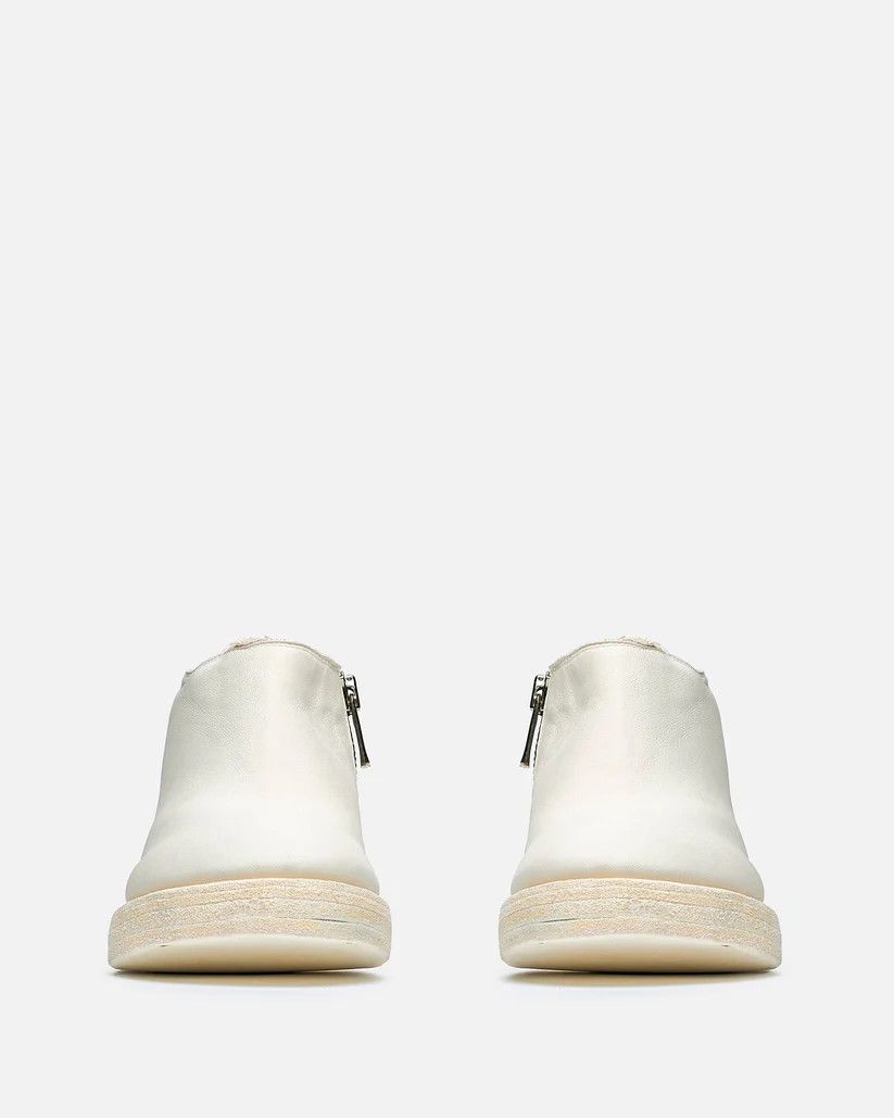 Guidi o1s1v1r1oon0825 Horse Leather Side Zip Low Heel in White Size US 9 / IT 39 - 3 Thumbnail