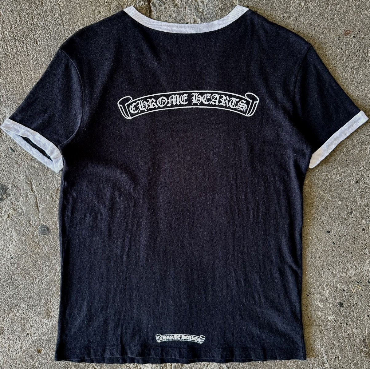 Chrome Hearts Chrome Hearts - Roller Skate - Ringer Tee Size US M / EU 48-50 / 2 - 10 Thumbnail