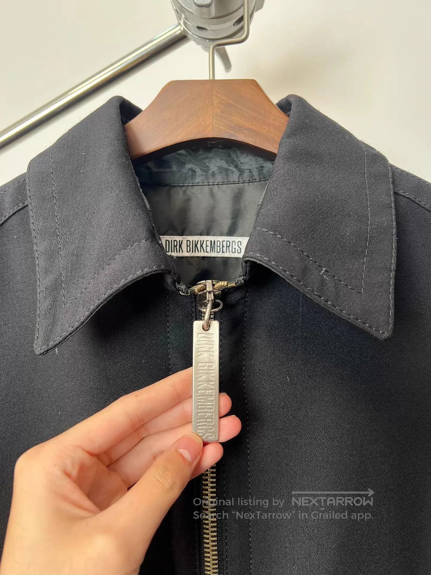Dirk Bikkembergs Black Collared Zip. Size US S / EU 44-46 / 1 - 3 Thumbnail