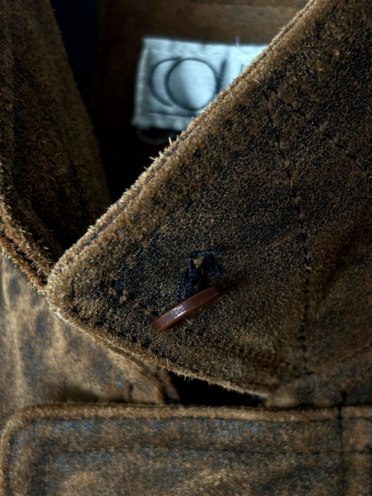 Genuine Leather Collezione Distressed Suede Leather Jacket Size US M / EU 48-50 / 2 - 24 Thumbnail
