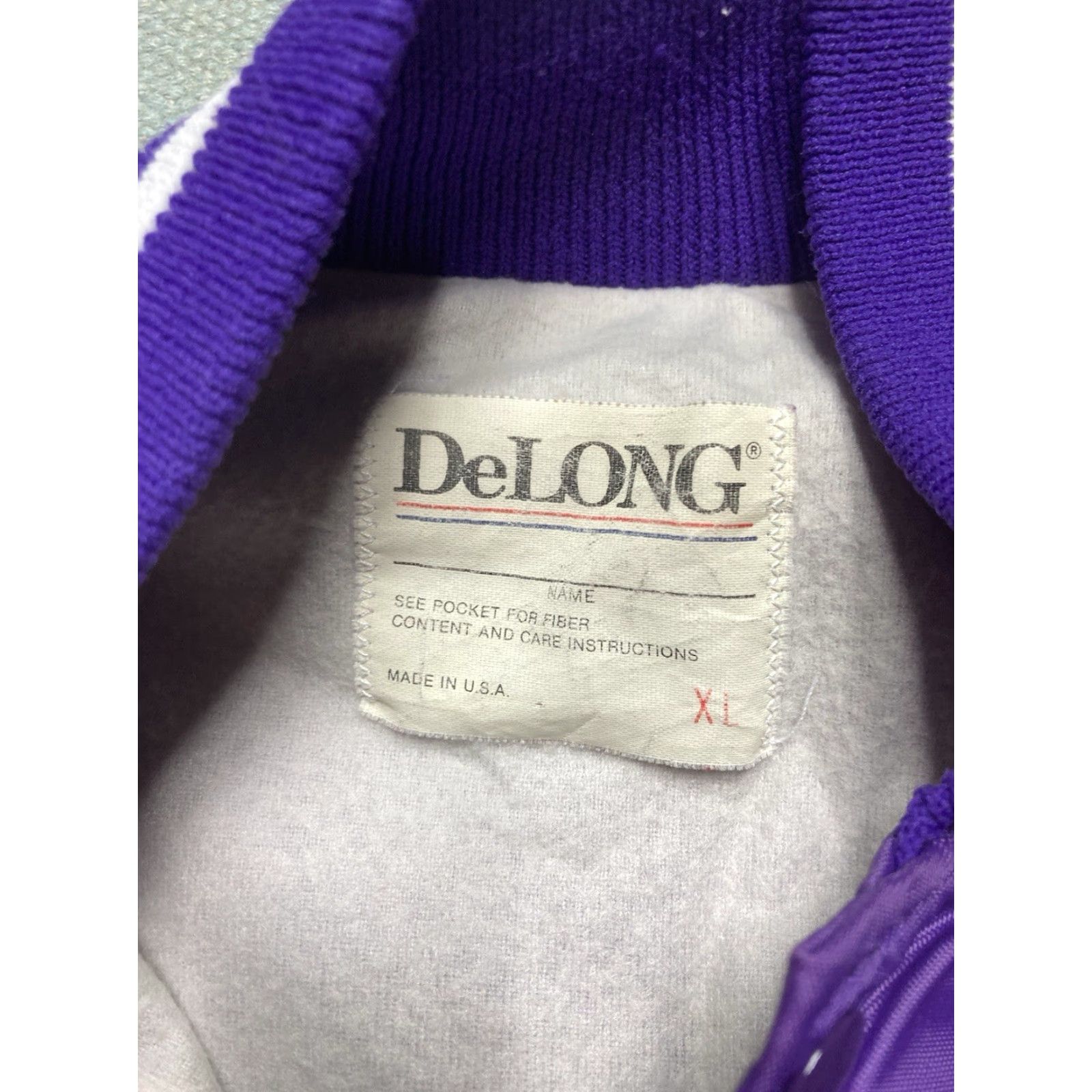 Vintage VINTAGE 80s bomber jacket IBPOEW order of the elks Lansing Michigan purple XL Mens Size US XL / EU 56 / 4 - 5 Thumbnail
