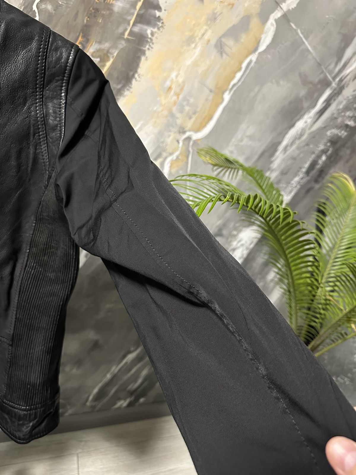 Diesel Vintage Diesel Leather Bomber Black Jacket y2k Size US M / EU 48-50 / 2 - 6 Thumbnail