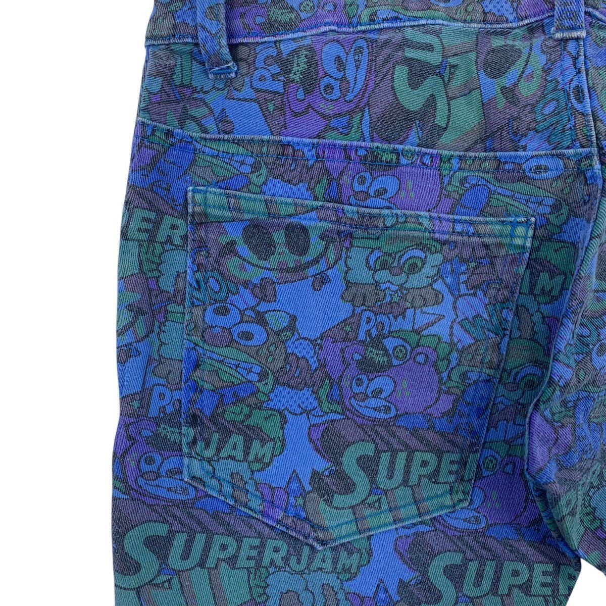 Japanese Brand JAM JOYFULL and MONSTER full print superjam slim fit pants Size 30" / US 8 / IT 44 - 16 Thumbnail