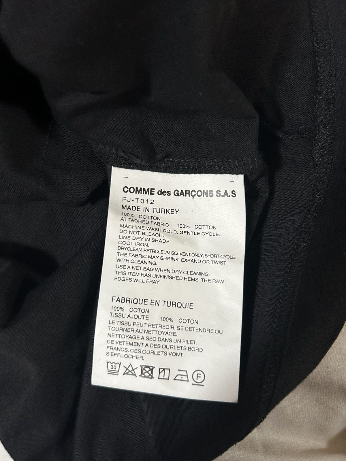 Comme des Garcons SHIRT Comme Des Garçons Shirt Patch Detail Men's Knit T-Shirt Size US XL / EU 56 / 4 - 6 Thumbnail