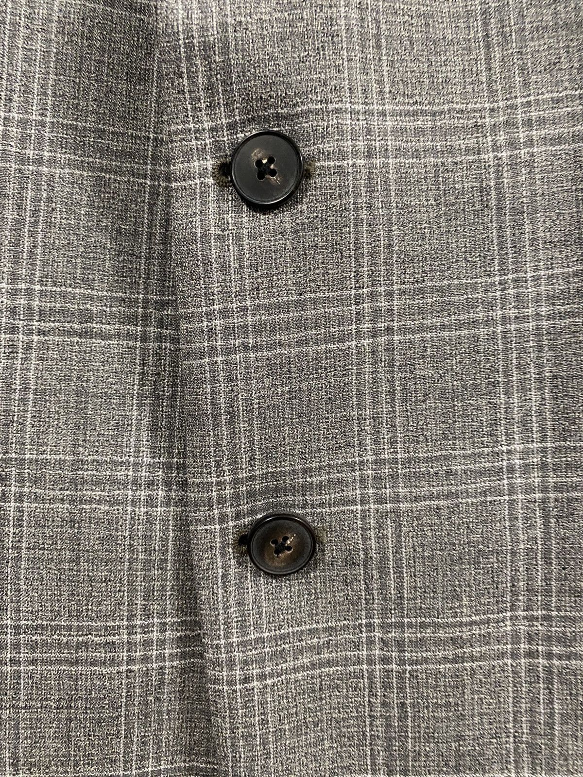 Reiss Reiss Three-piece Grey Checkered Wool Suit Size: 42R Size 42R - 4 Thumbnail