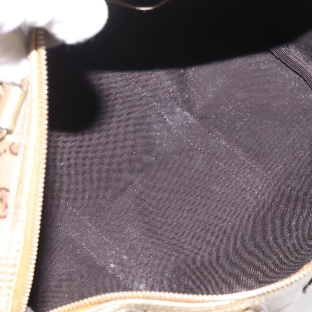 Gucci GUCCI GG Crystal Boston Bag Beige Size ONE SIZE - 18 Thumbnail