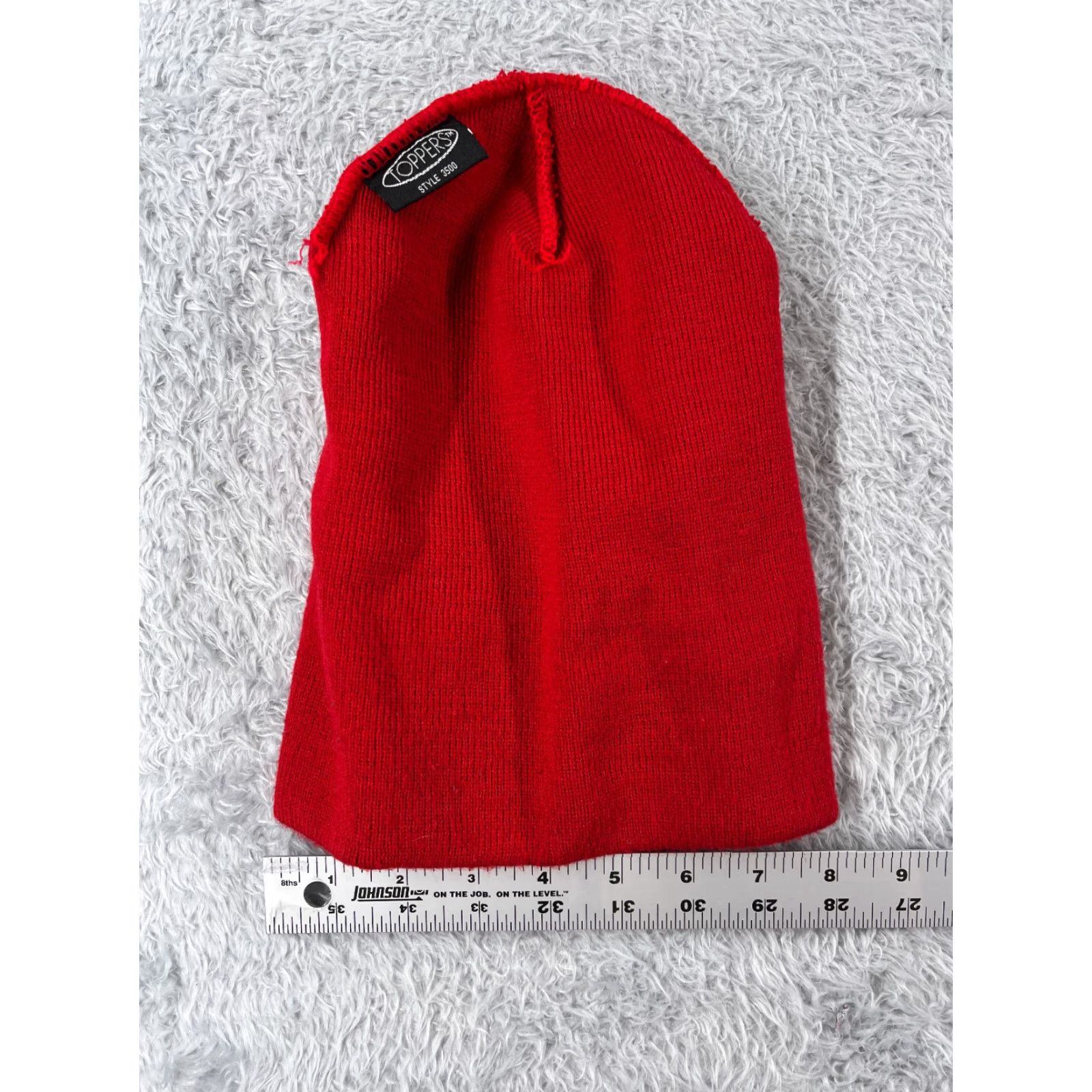 Vintage Eagle Ridge Golf Course Beanie Toque Adult One Size Red Knit 100% Acrylic Golfer Size ONE SIZE - 6 Thumbnail
