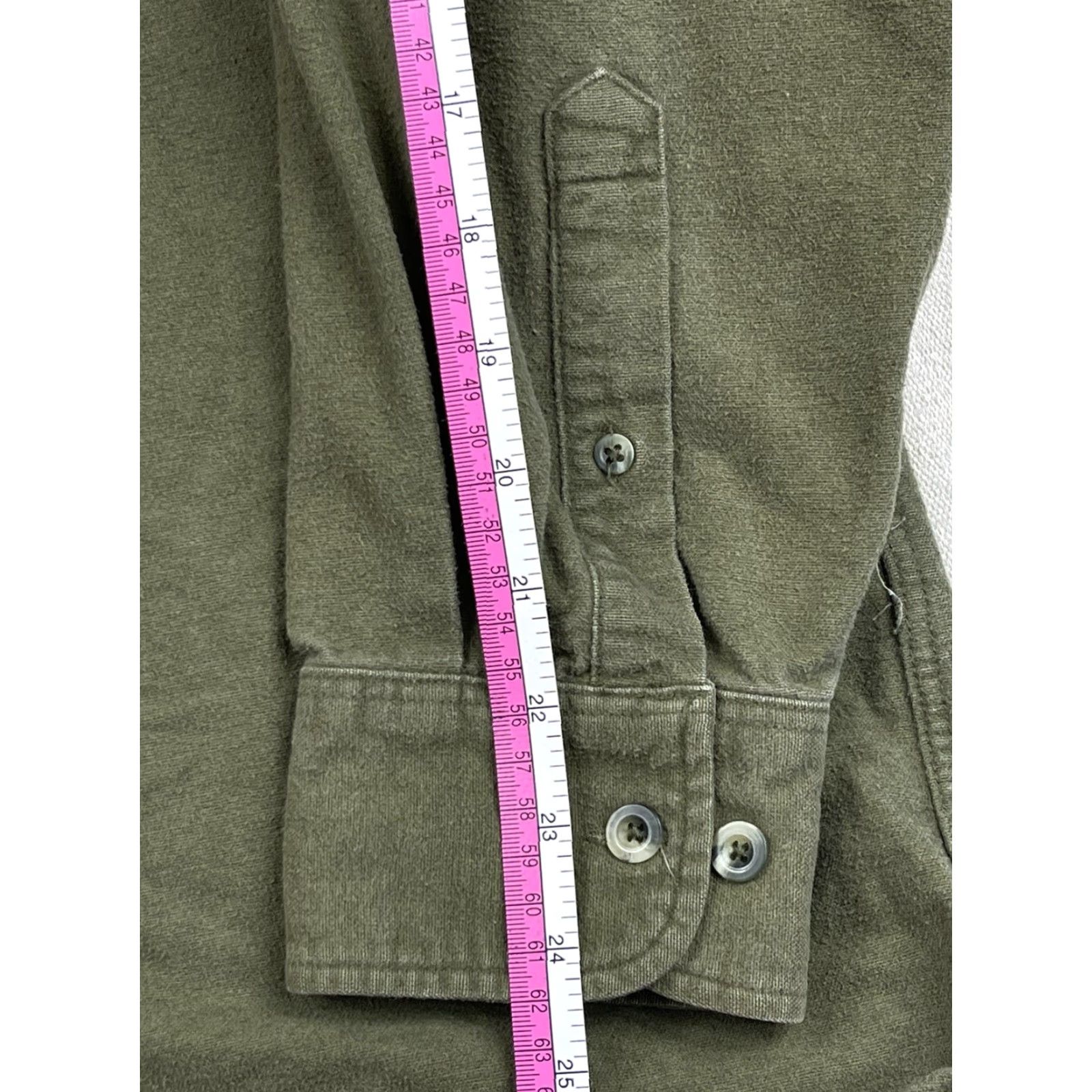 Vintage Cabela's Shirt Chamois Flannel Long Sleeve Button-Up Green XL Men Hunting Casual Workwear Size US XL / EU 56 / 4 - 7 Thumbnail
