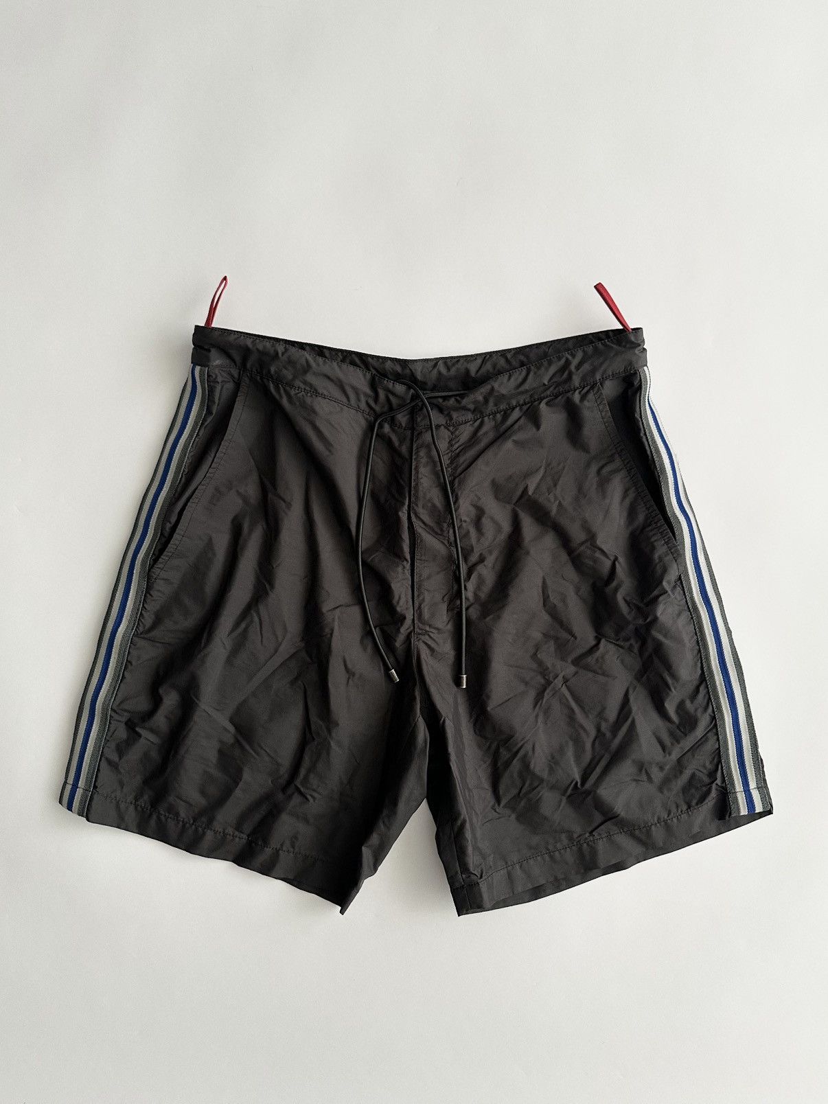 Prada Prada SS00 Side Stripe Nylon Shorts Size US 28 / EU 44 - 1 Thumbnail
