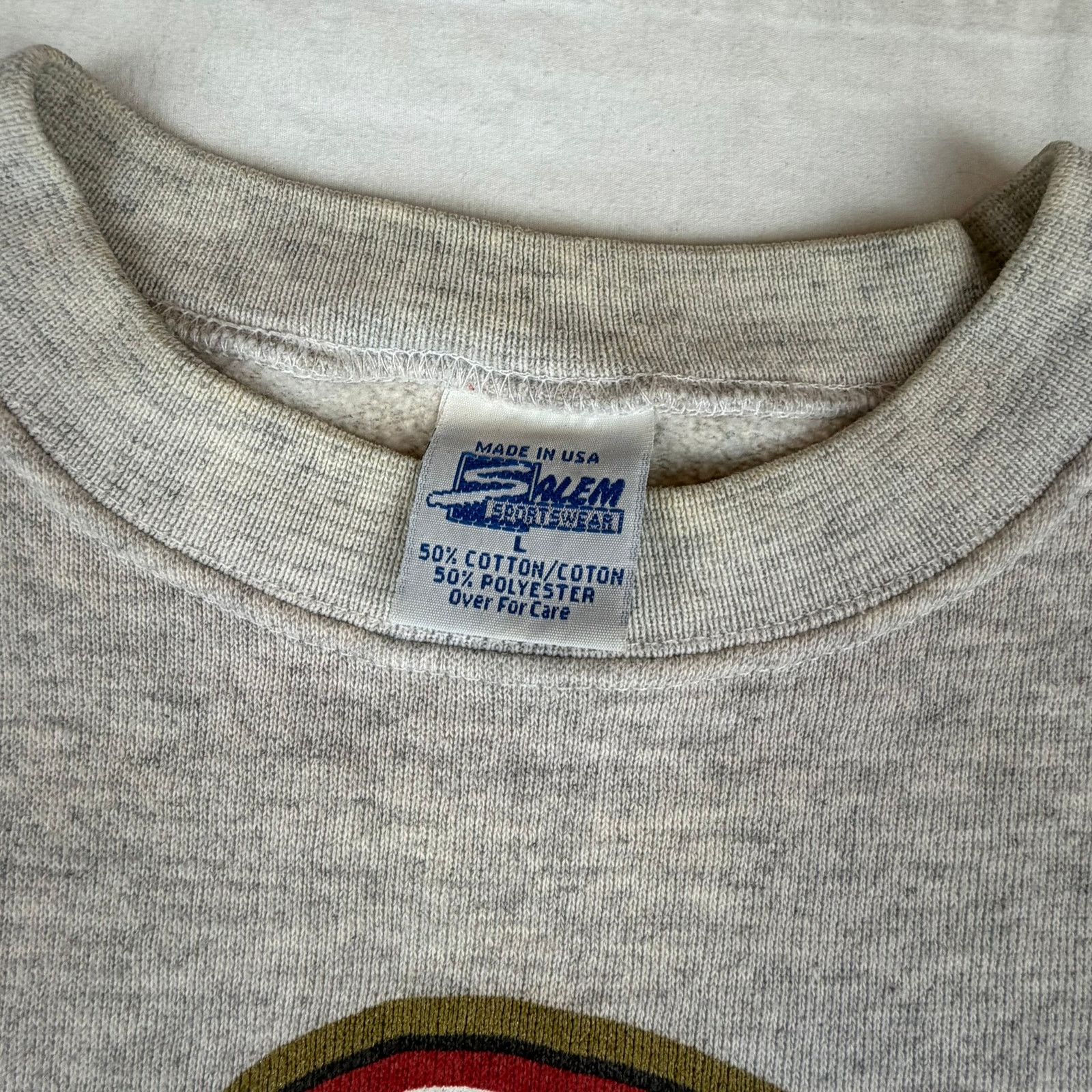 Salem Sportswear Vintage USA American Graphic Crewneck Sweatshirt Size L Size US L / EU 52-54 / 3 - 3 Thumbnail