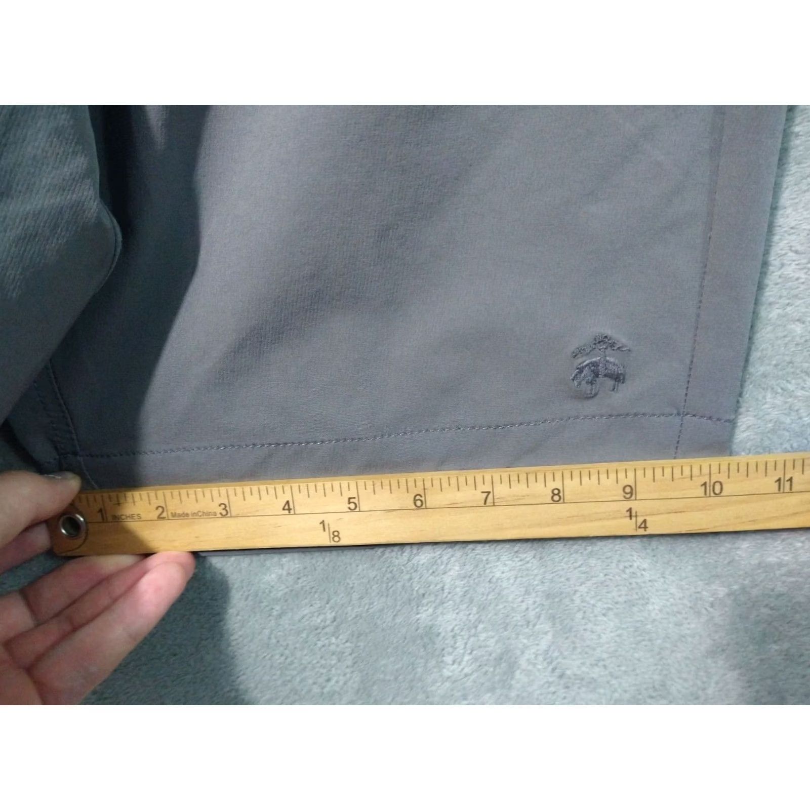 Brooks Brothers Brooks Brothers Shorts Mens 32 Gray Chino Golf Performance Flat Front Mid Rise Casual Size US 32 / EU 48 - 6 Thumbnail