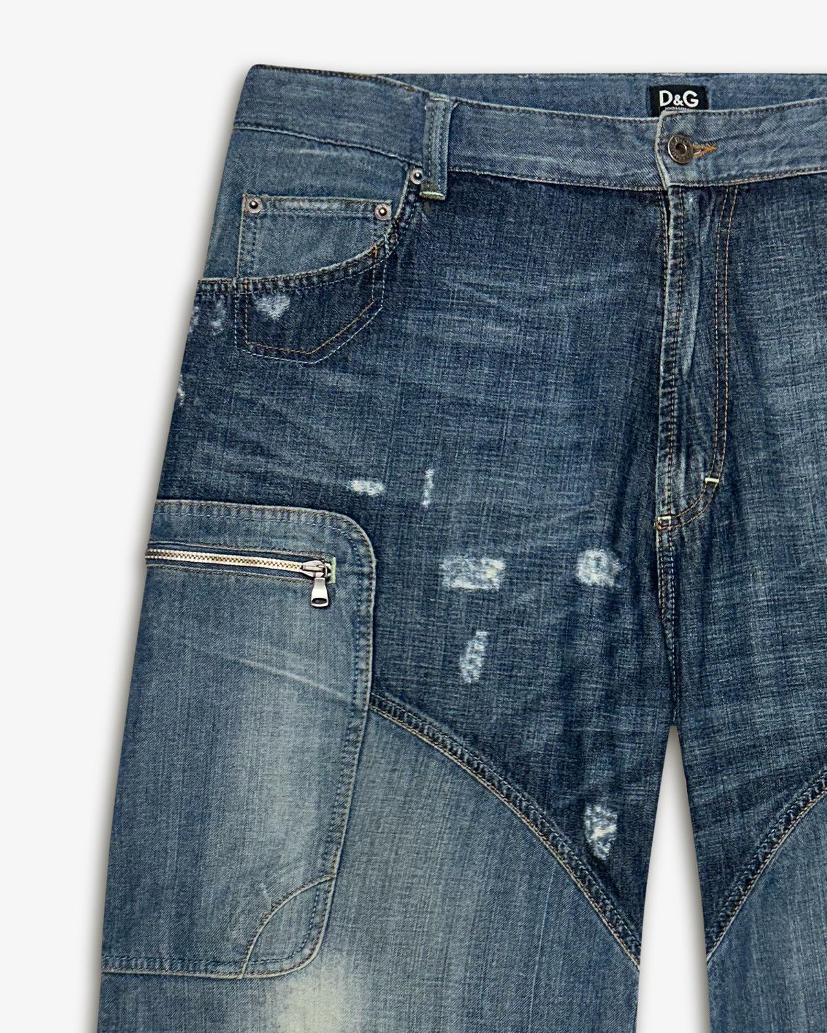 Dolce & Gabbana Dolce & Gabbana, 2000's Distressed Cargo Shorts Size US 38 / EU 54 - 3 Thumbnail