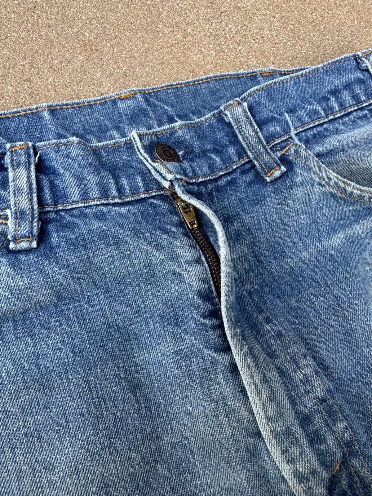 Levi's Vtg 80’s Levi’s 646 Orange Tab Bellbottom Flare Jeans 34x29 Size US 34 / EU 50 - 5 Thumbnail