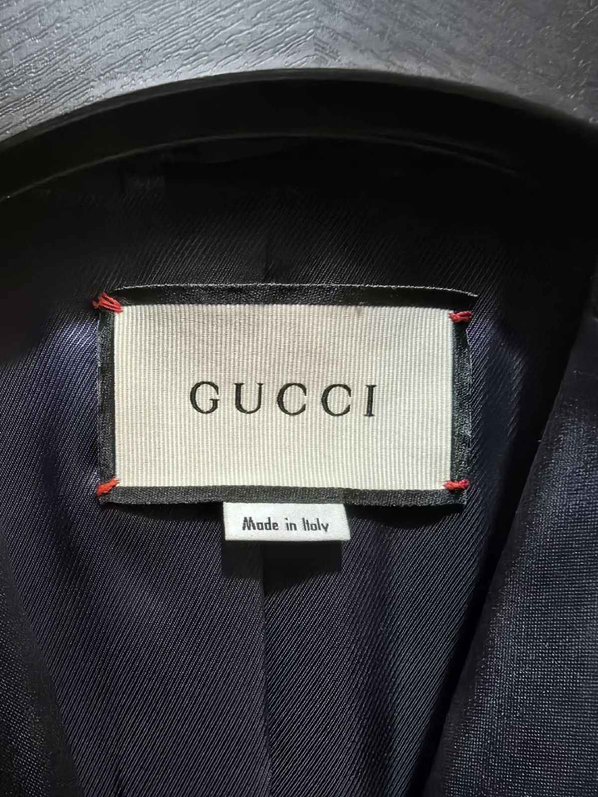 Gucci Runway Trimmed Satin Embroidered Long Sleeves Jacket Size 36R - 7 Thumbnail