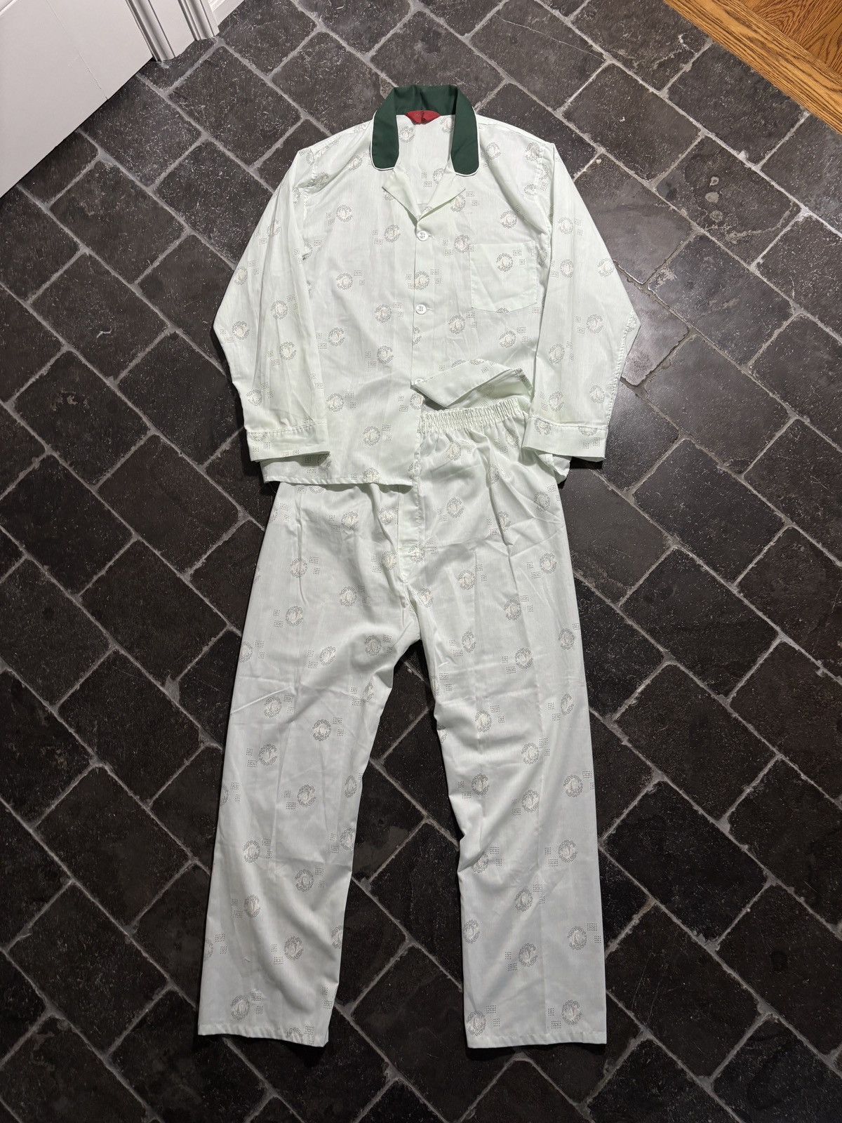 Vintage True Vintage Pajama Set 60s 70s Matching PJs Two Piece Suit Size US 32 / EU 48 - 17 Thumbnail