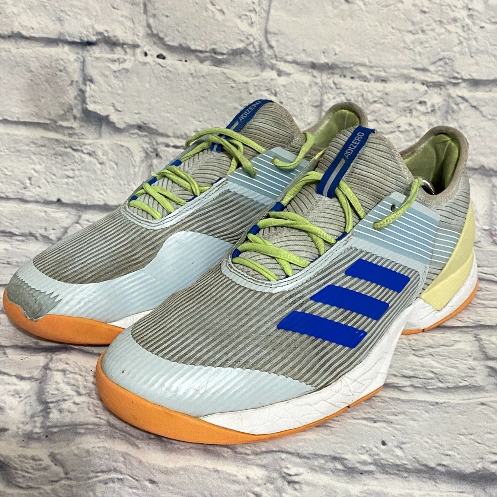 Adidas Adidas Adizero Ubersonic 3 EF2462 Womens Blue Green Lace Up Sneakers Size 10.5 Size US 11 / IT 41 - 3 Thumbnail