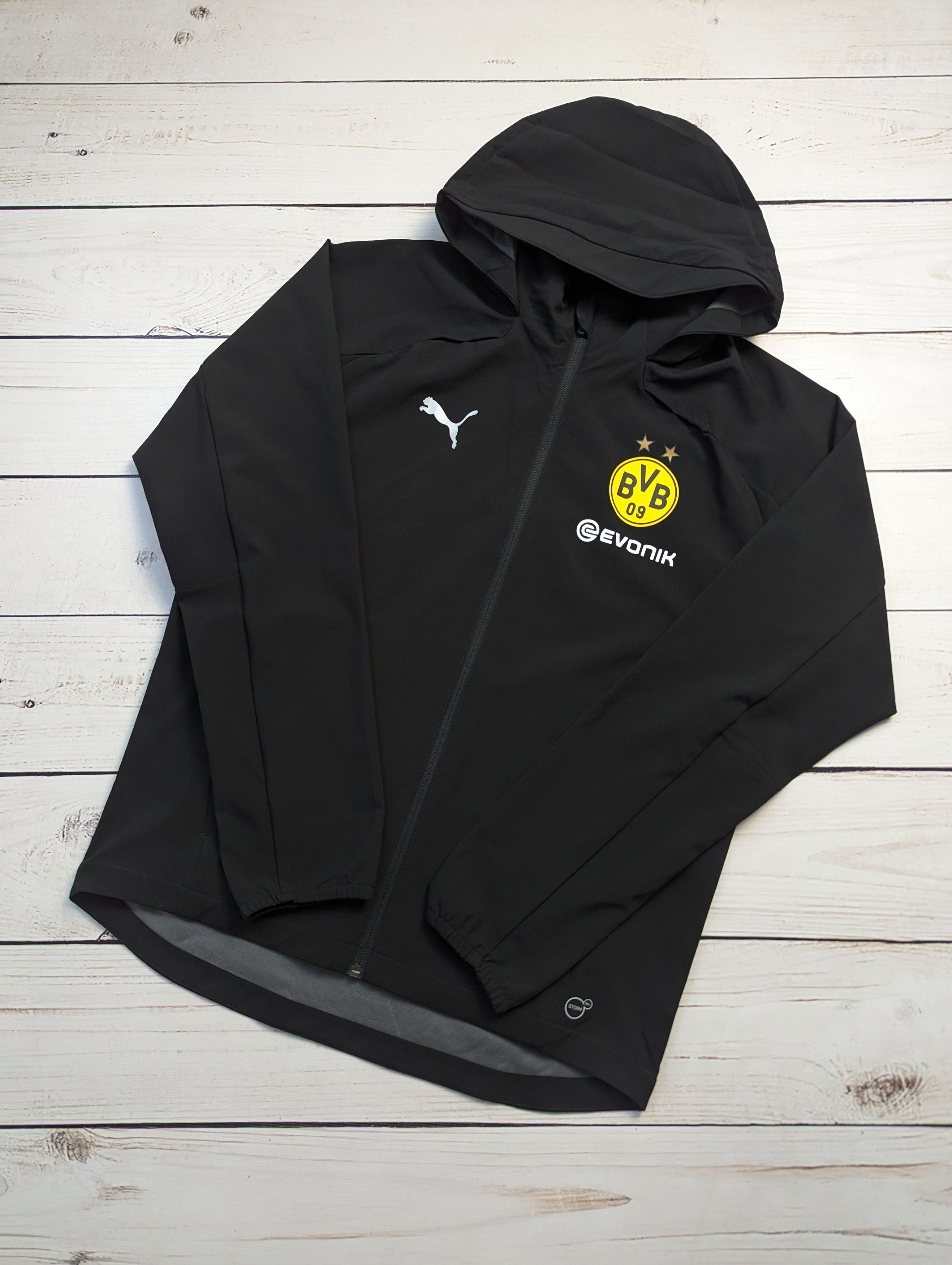 Puma Puma Borussia Dortmund Rain Jacket / Windbreaker BVB Size US M / EU 48-50 / 2 - 1 Thumbnail