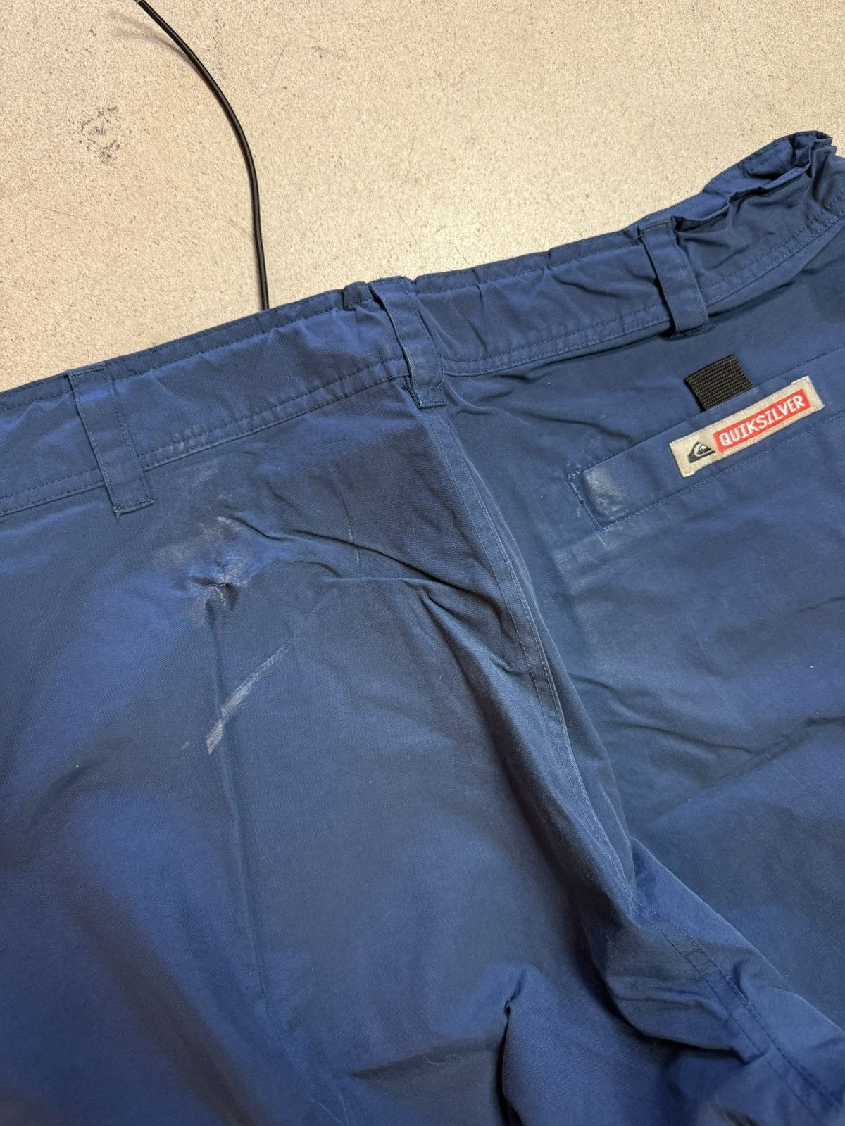 Quiksilver Vintage 90s Y2K Quiksilver Blue Cargo Snow Pants Size US 38 / EU 54 - 5 Thumbnail