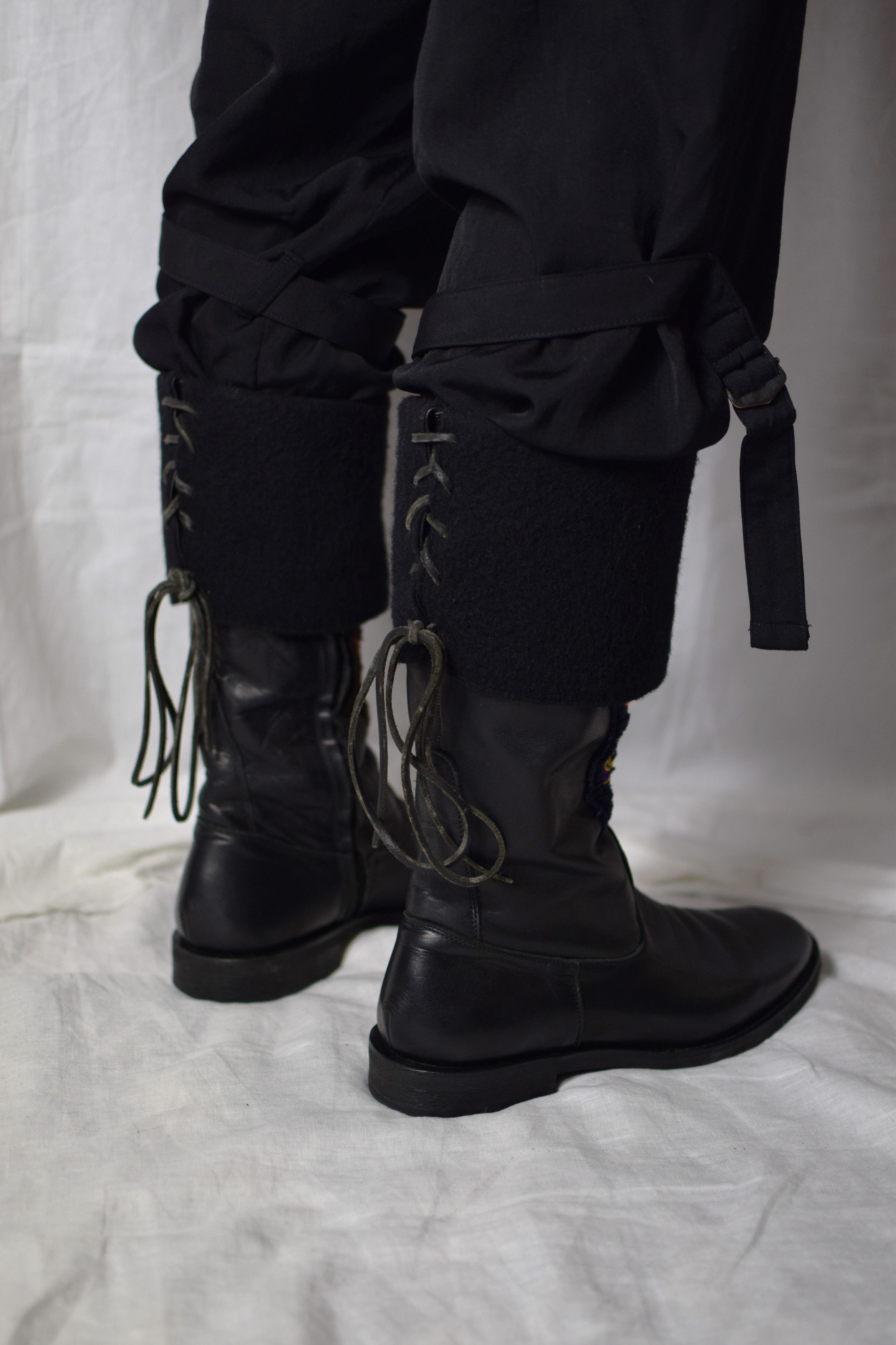 Yohji Yamamoto FINAL DROP - YYPH AW12 Patch Boots - HD-E07-754 Size US 8 / EU 41 - 4 Thumbnail