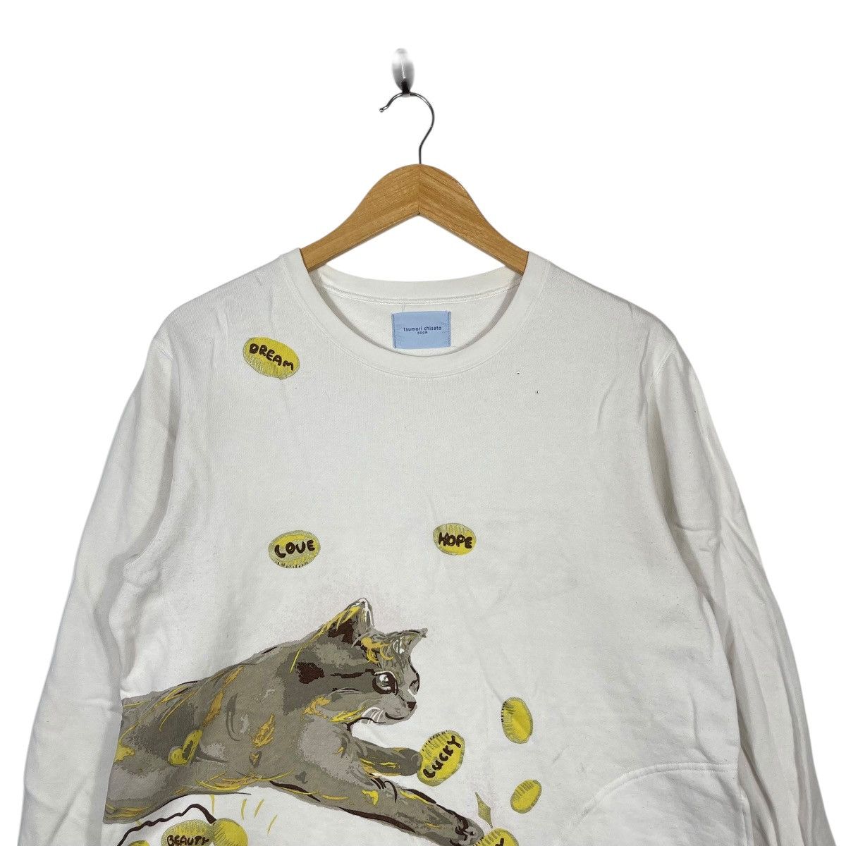 Tsumori Chisato Tsumori Chisato ISSEY MIYAKE Room Cat Graphic Sweatshirt Size M / US 6-8 / IT 42-44 - 2 Thumbnail