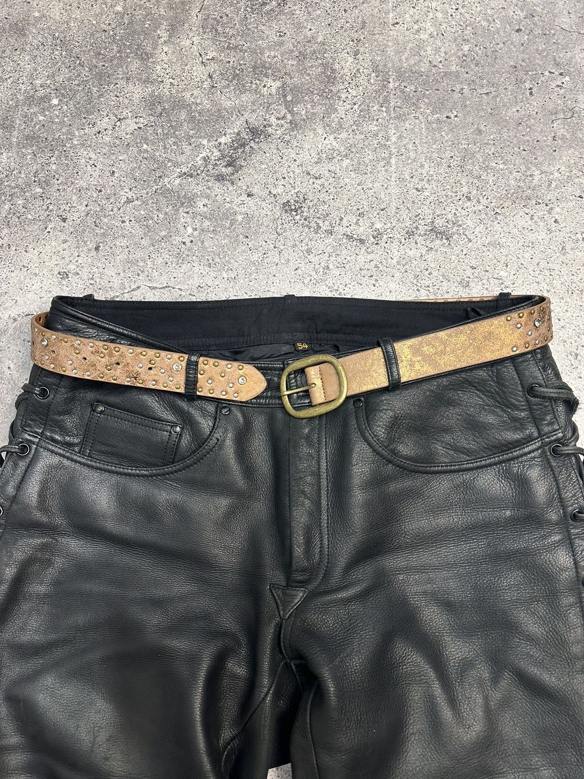 Other Vintage Belt B.B.Simon leather Avantgarde Hysteric Glamour Size ONE SIZE - 8 Thumbnail