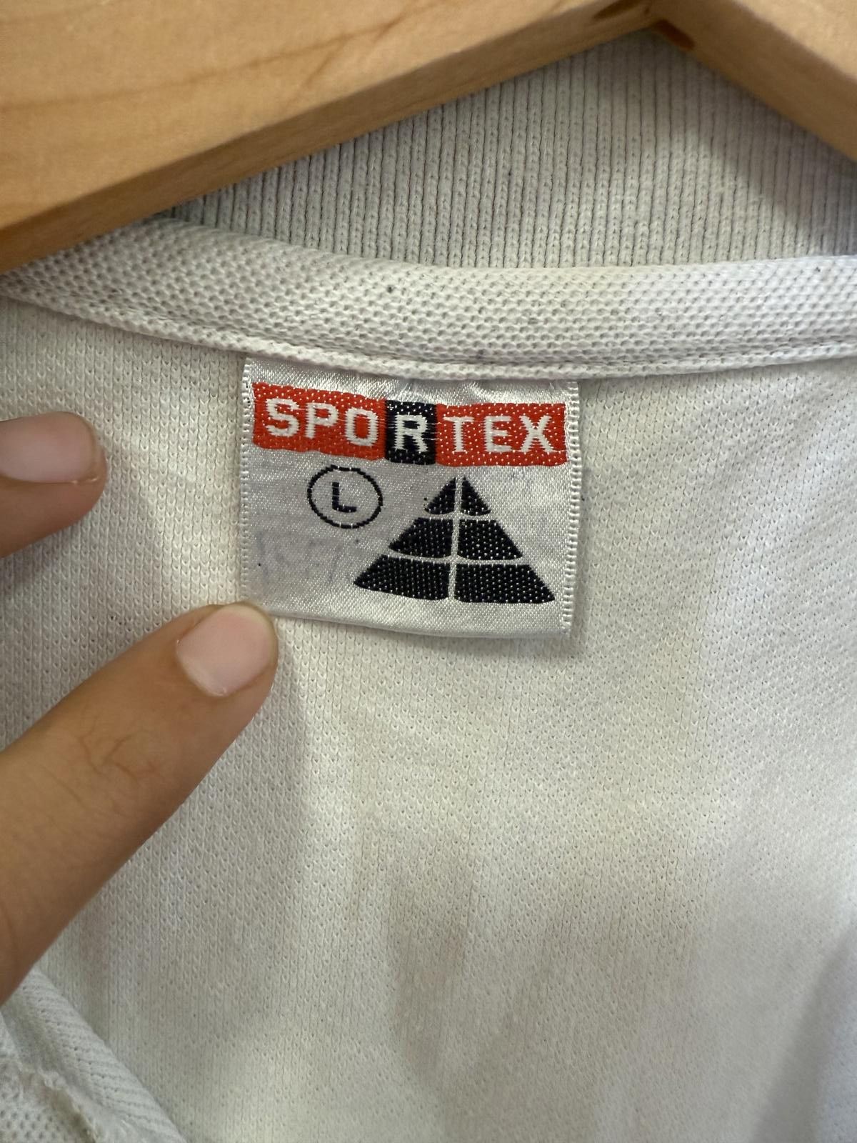 Designer Sportex Vintage Polo Shirt with Crest - Size L Size US L / EU 52-54 / 3 - 3 Thumbnail